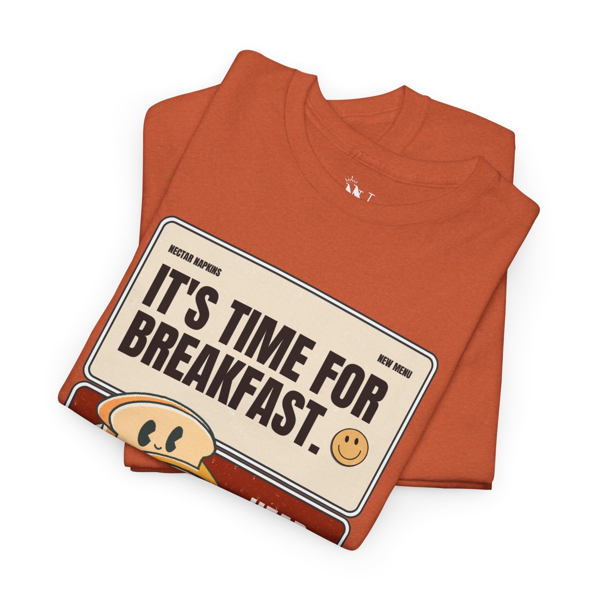 Breakfast Time | Mix & Match 100% Cotton Unisex Fun-Flirty Lovers’ Tees