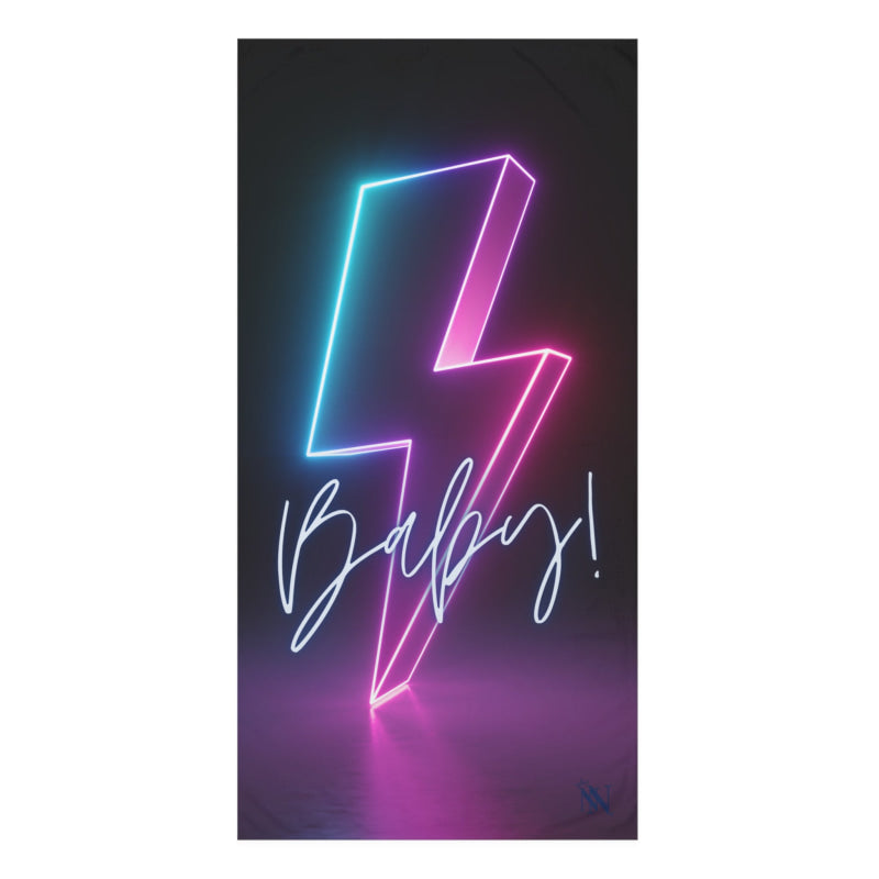 Electric Baby! Graphic | Mix & Match XL Fun-Flirty Lovers’ Towels