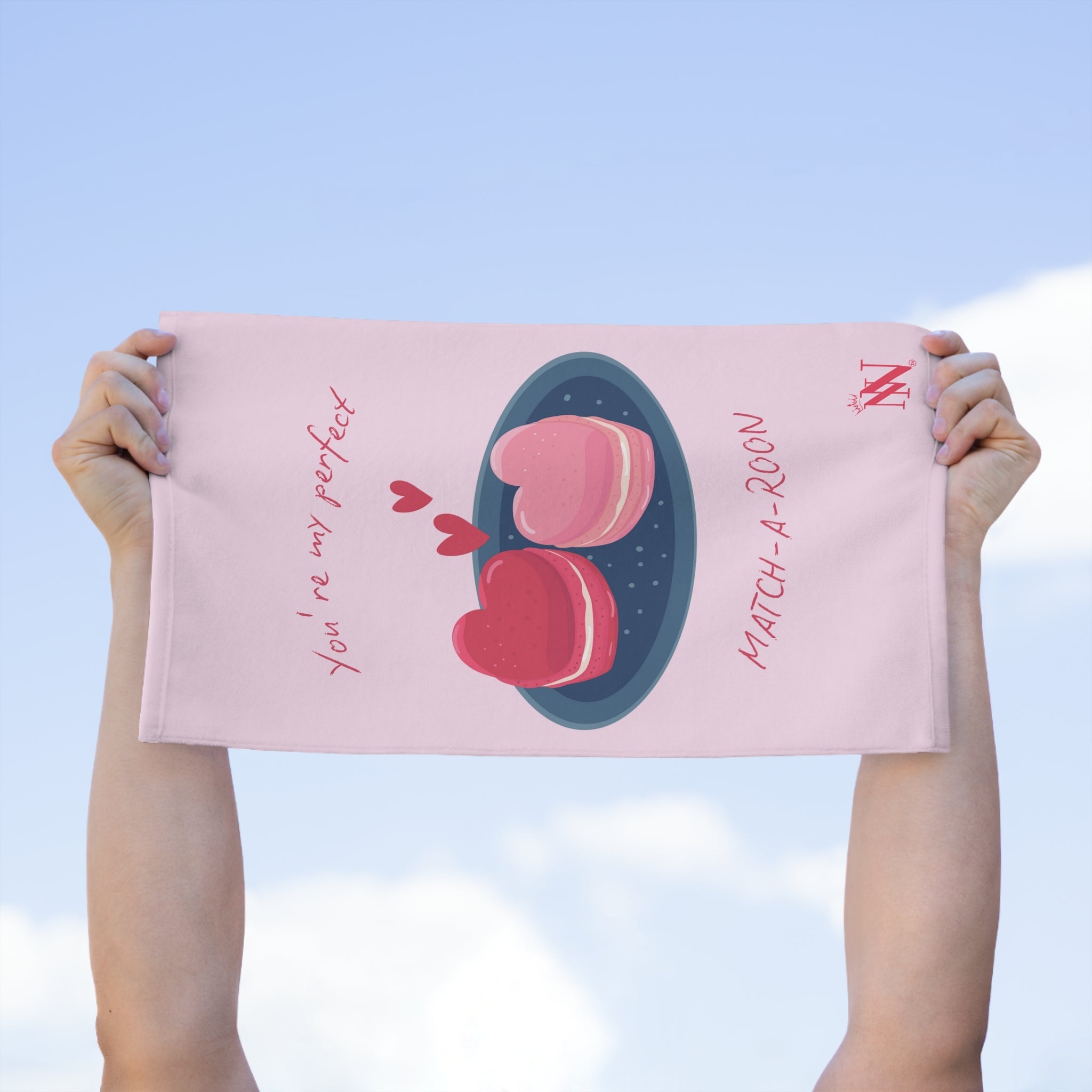 You’re My Perfect Match-A-Roon | Mix & Match Soft Fun-Flirty Lovers’ Towels