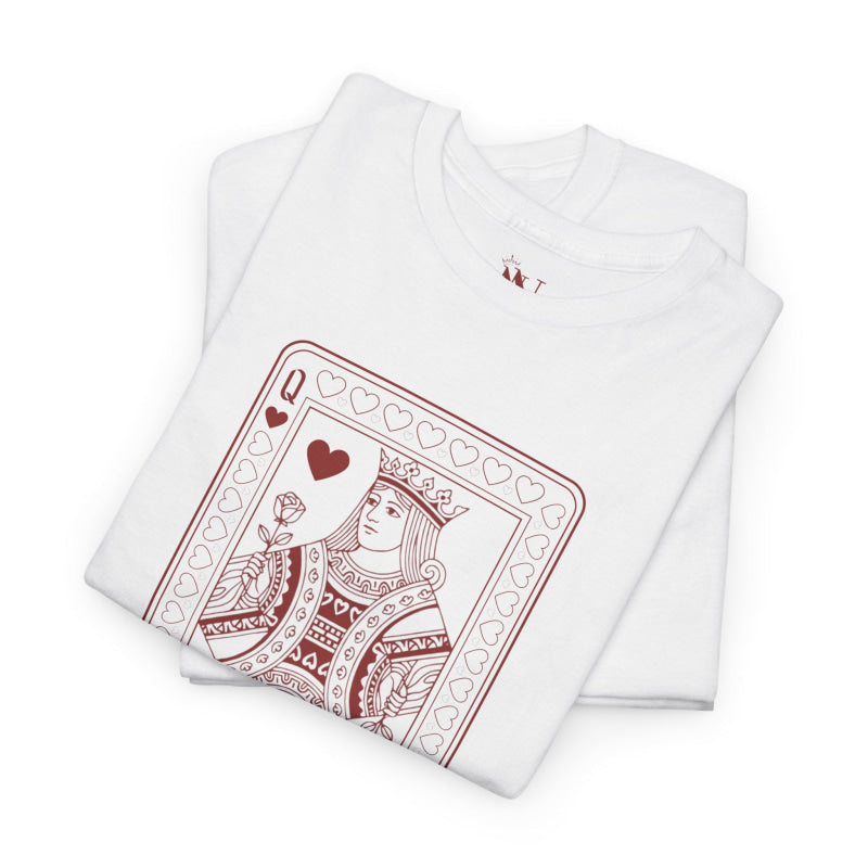Queen Heart on Deck | Mix & Match Cotton Unisex Fun-Flirty Lovers’ T-Shirts
