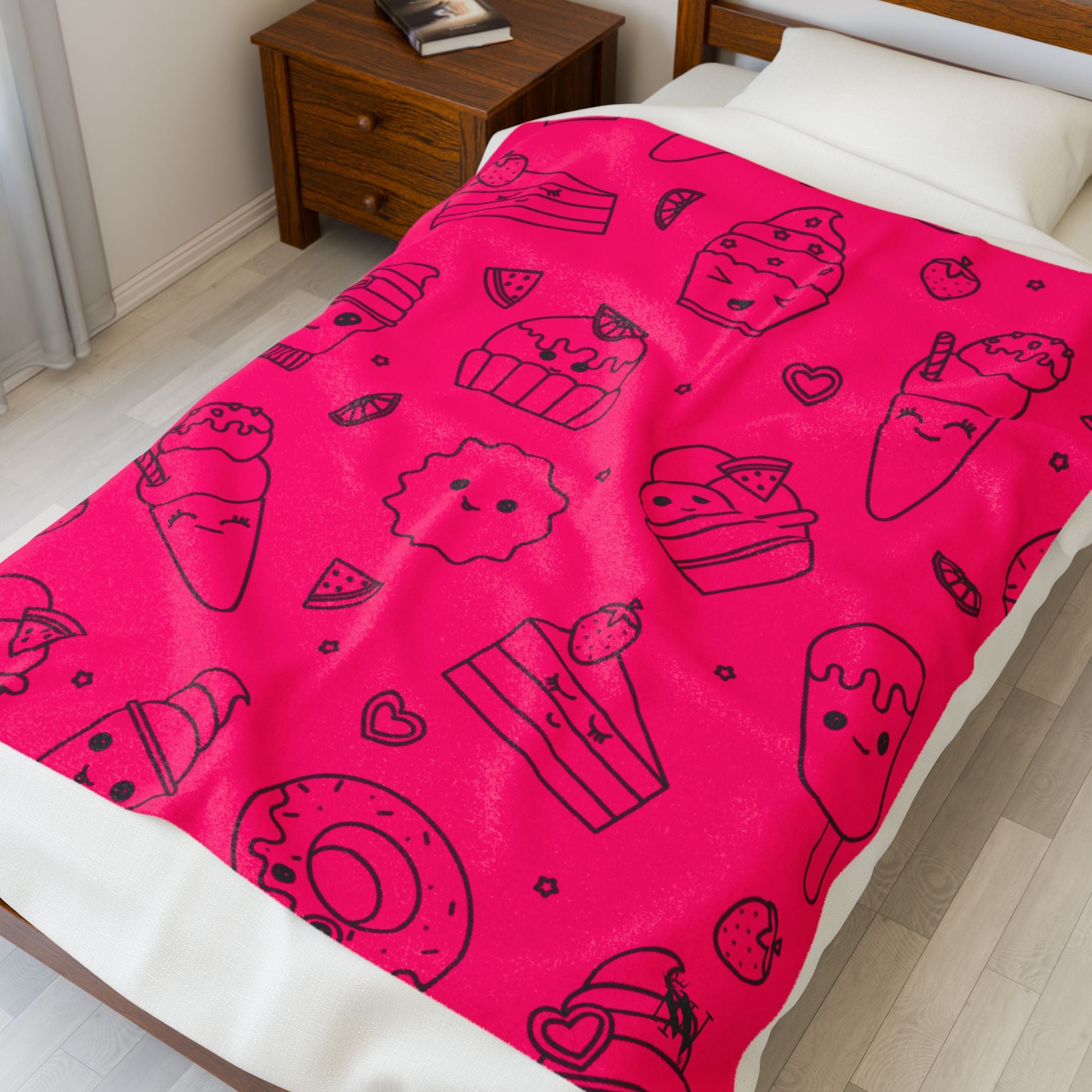 Cute Dessert | Mix & Match Velveteen Fun-Flirty Lovers’ Blankets