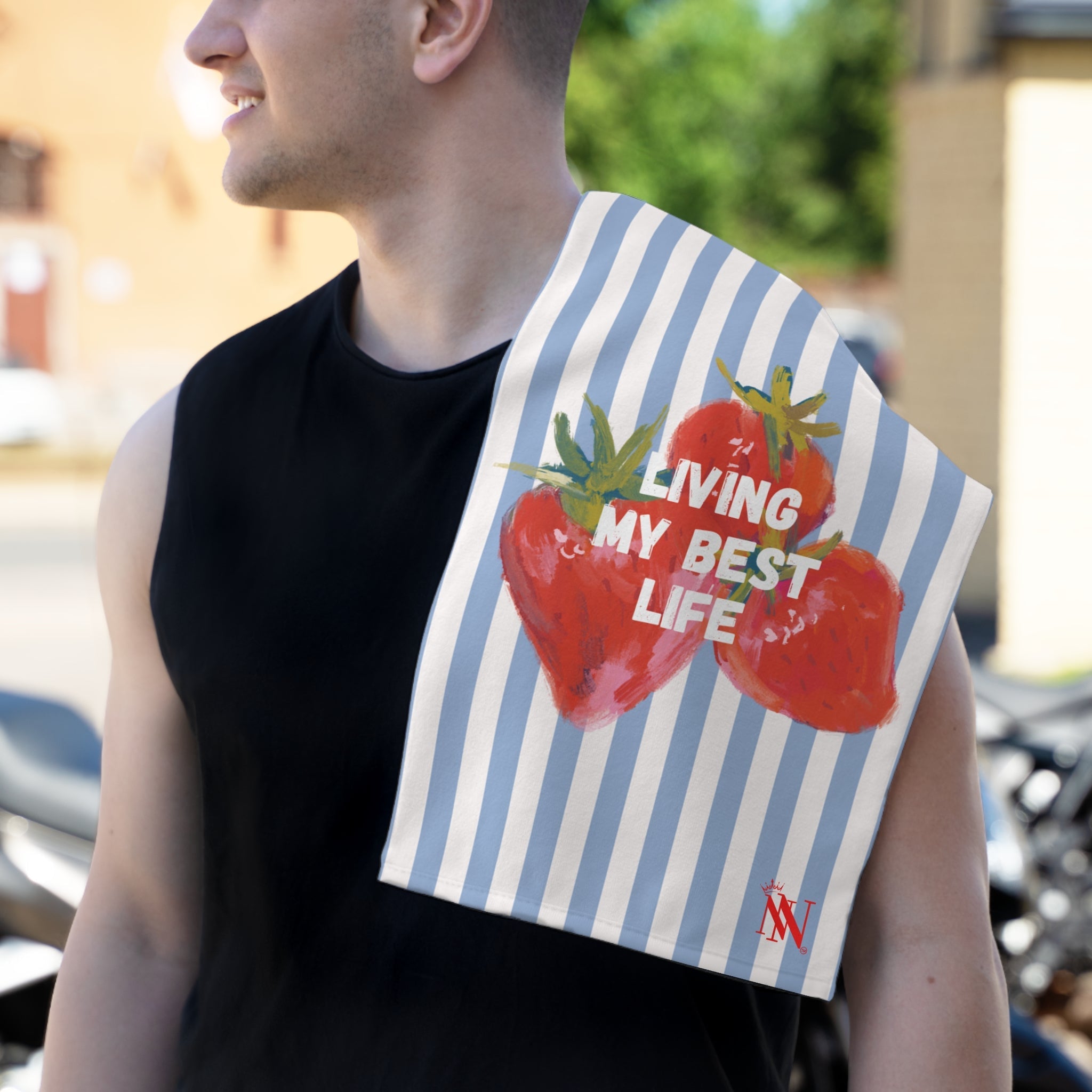 Living My Best Life Berry Fun | Mix & Match Soft Fun-Flirty Lovers’ Towels