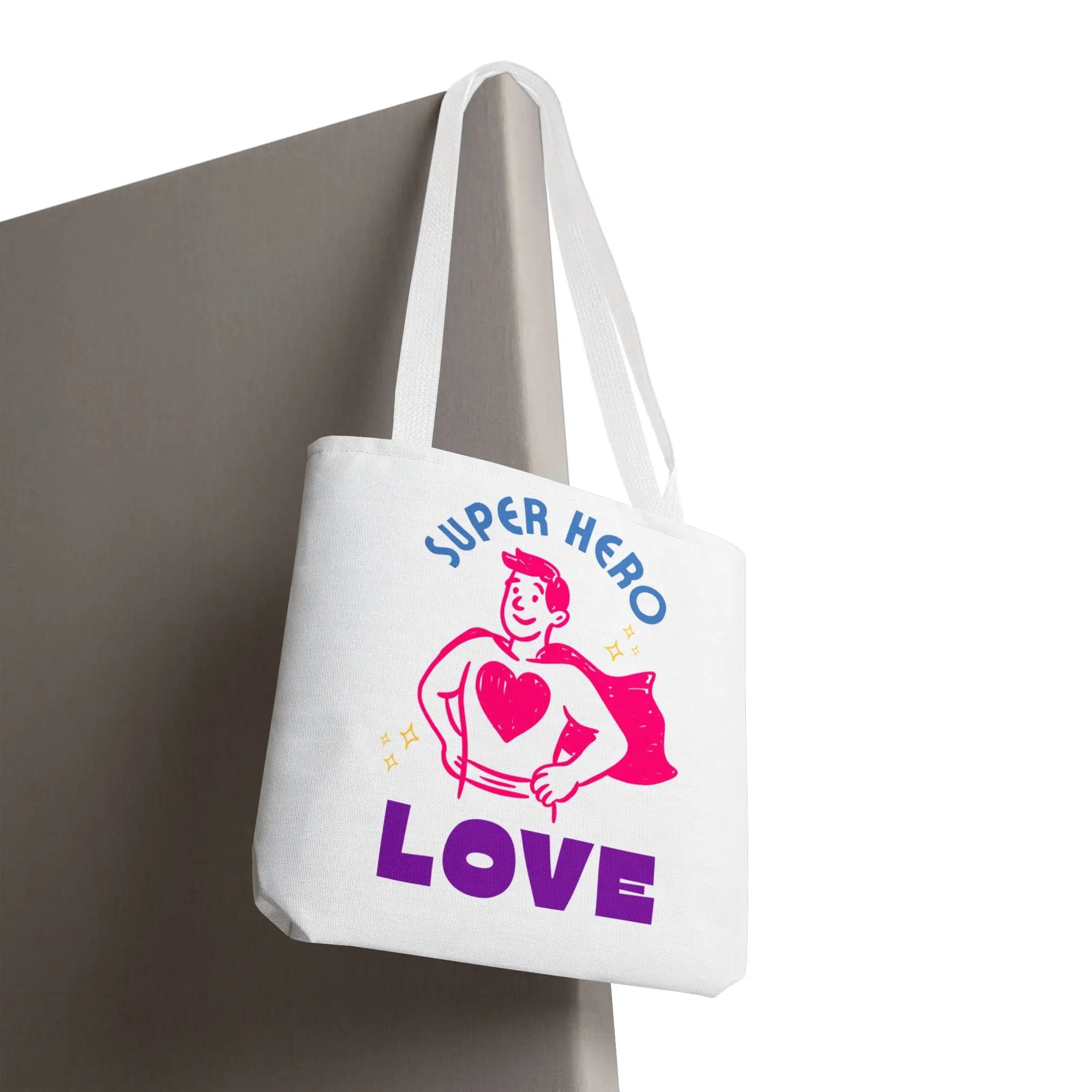 Super Hero Love Tote Bag