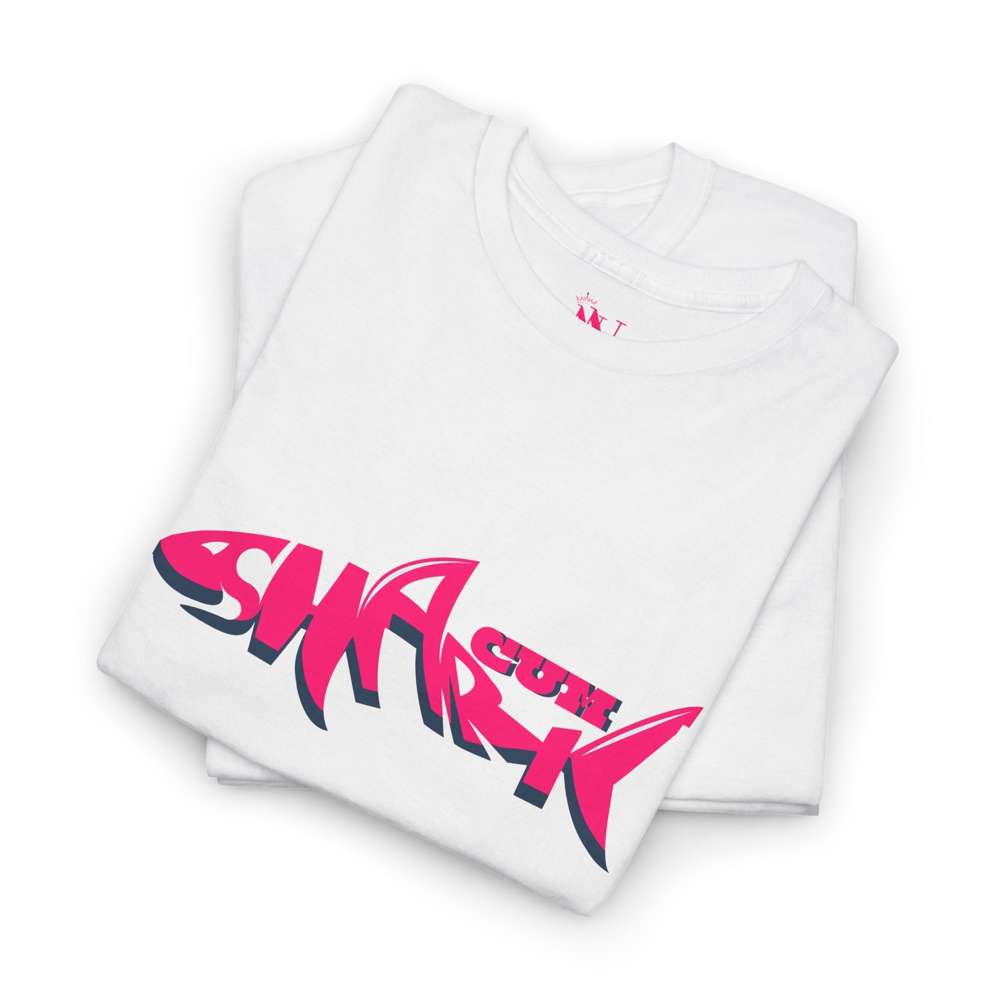 Pink Cum Shark | Mix & Match 100% Cotton Unisex Fun-Flirty Lovers’ Tees