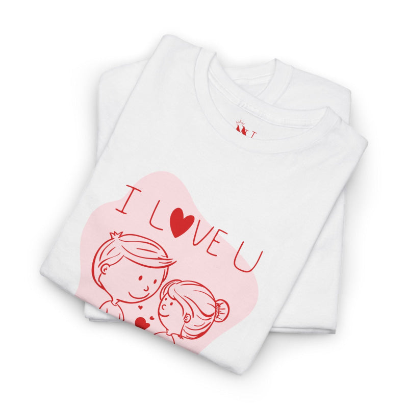 I Love You Couple | Mix & Match Cotton Unisex Fun-Flirty Lovers’ T-Shirts
