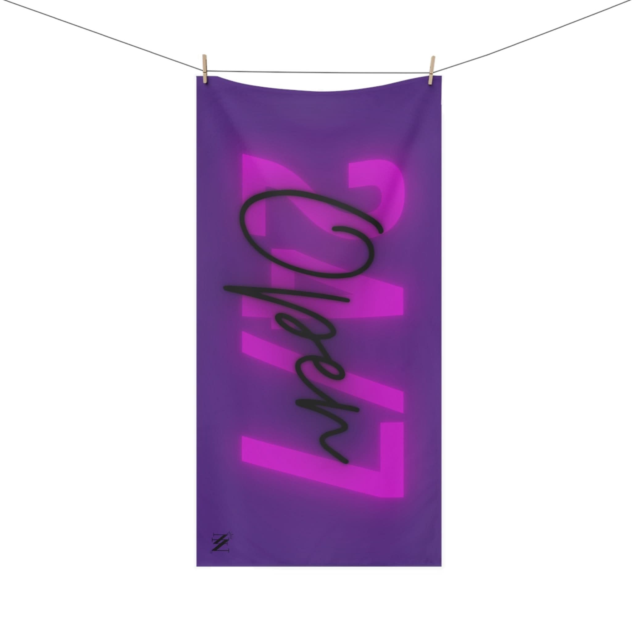 24 Hours XXL Cum Beach Towel Purple