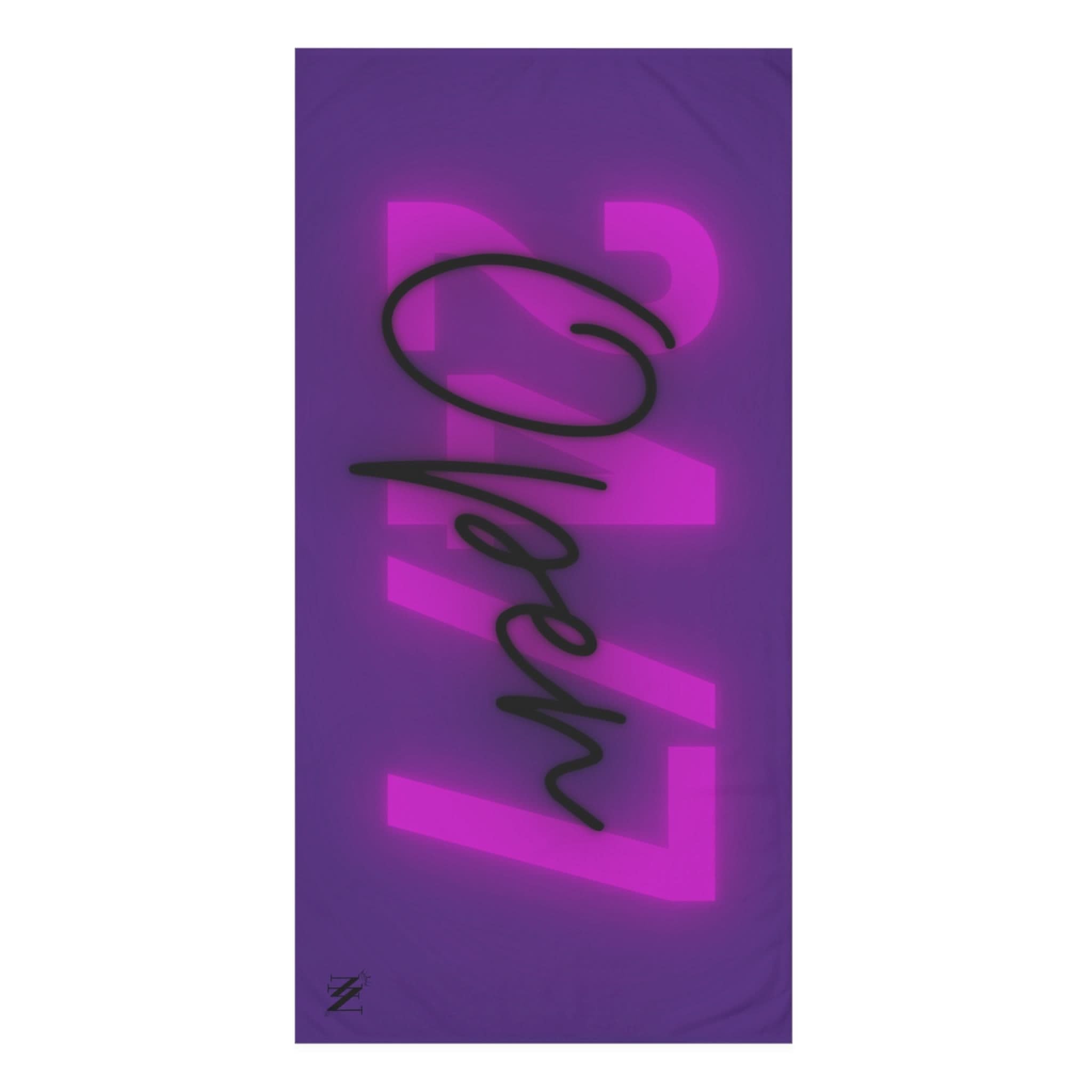 24 Hours XXL Cum Beach Towel Purple