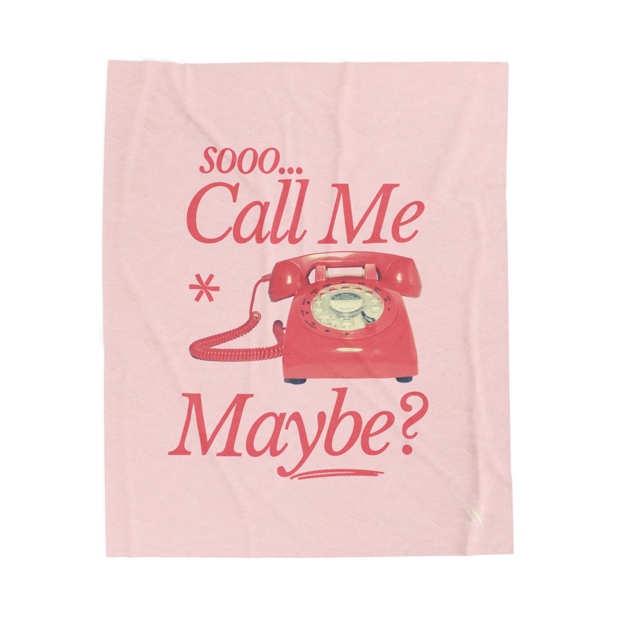 sooo... Call Me Maybe? | Mix & Match Velveteen Fun-Flirty Lovers’ Blankets