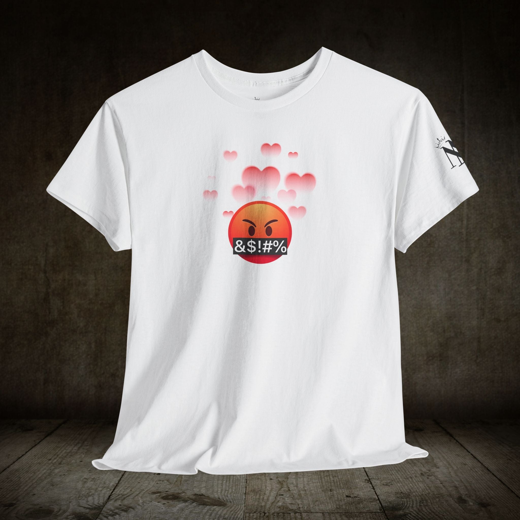 WTF? Love Emoji | Mix & Match Cotton Unisex Fun-Flirty Lovers’ T-Shirts