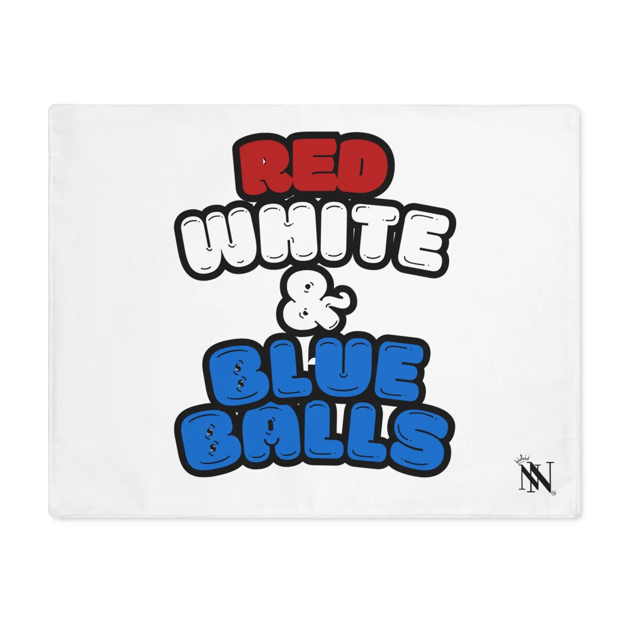 Red White & Blue Balls | Nectar Napkins Fun-Flirty Lovers’ Toy Mats