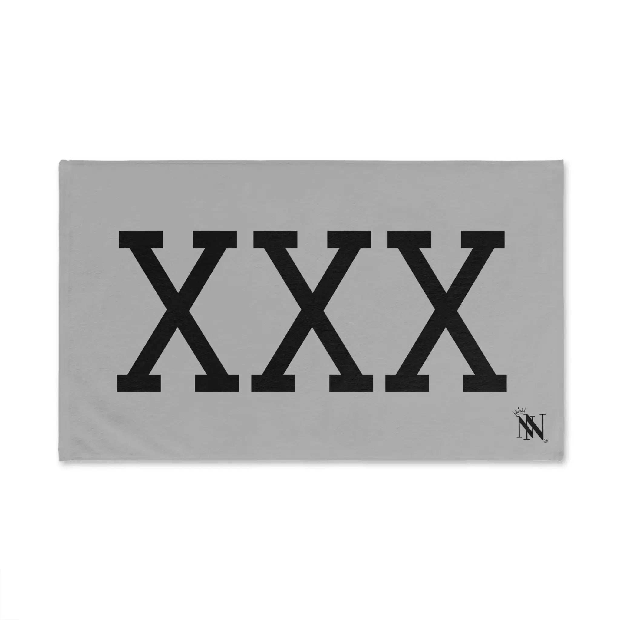 Black XXX Light Grey | Mix & Match Original Fun-Flirty Lovers’ Towels