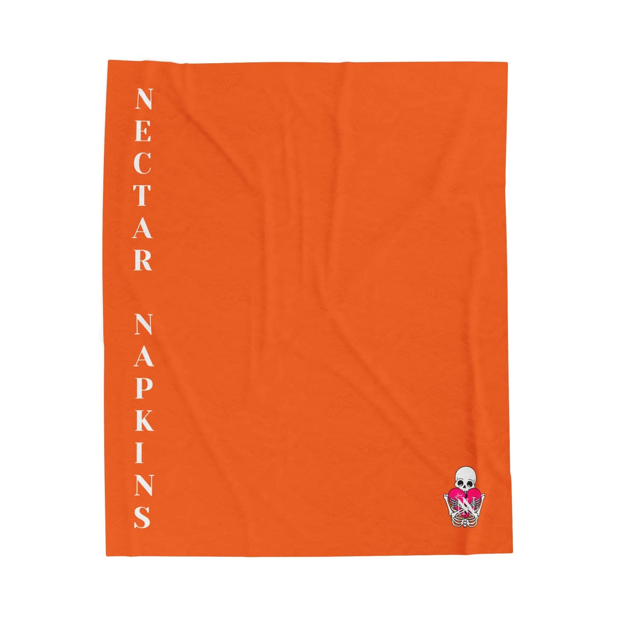 Nectar Napkins Brand Orange Love Blanket
