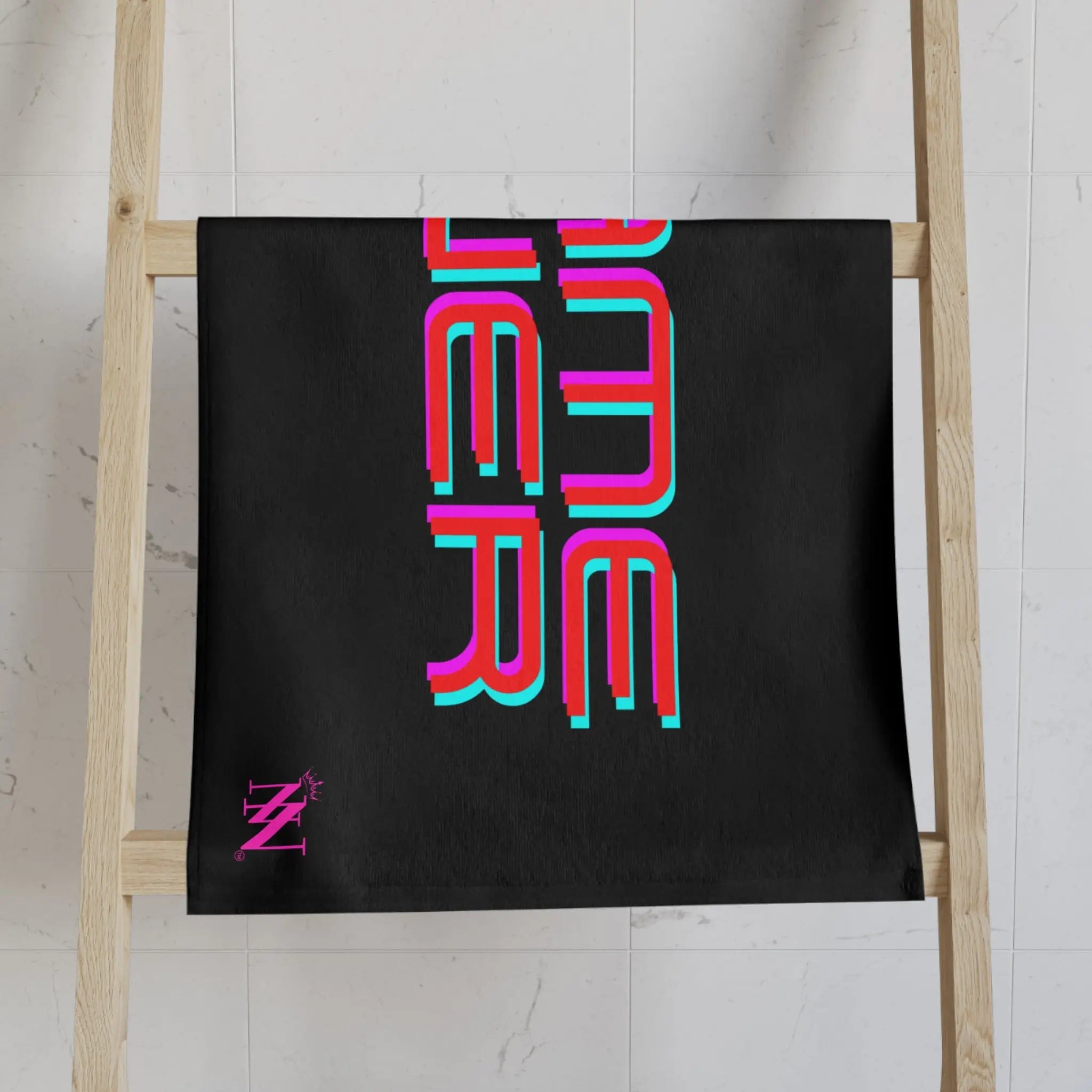 Game Over Neon Gamers Black | Mix & Match Classic Fun-Flirty Lovers’ Towels