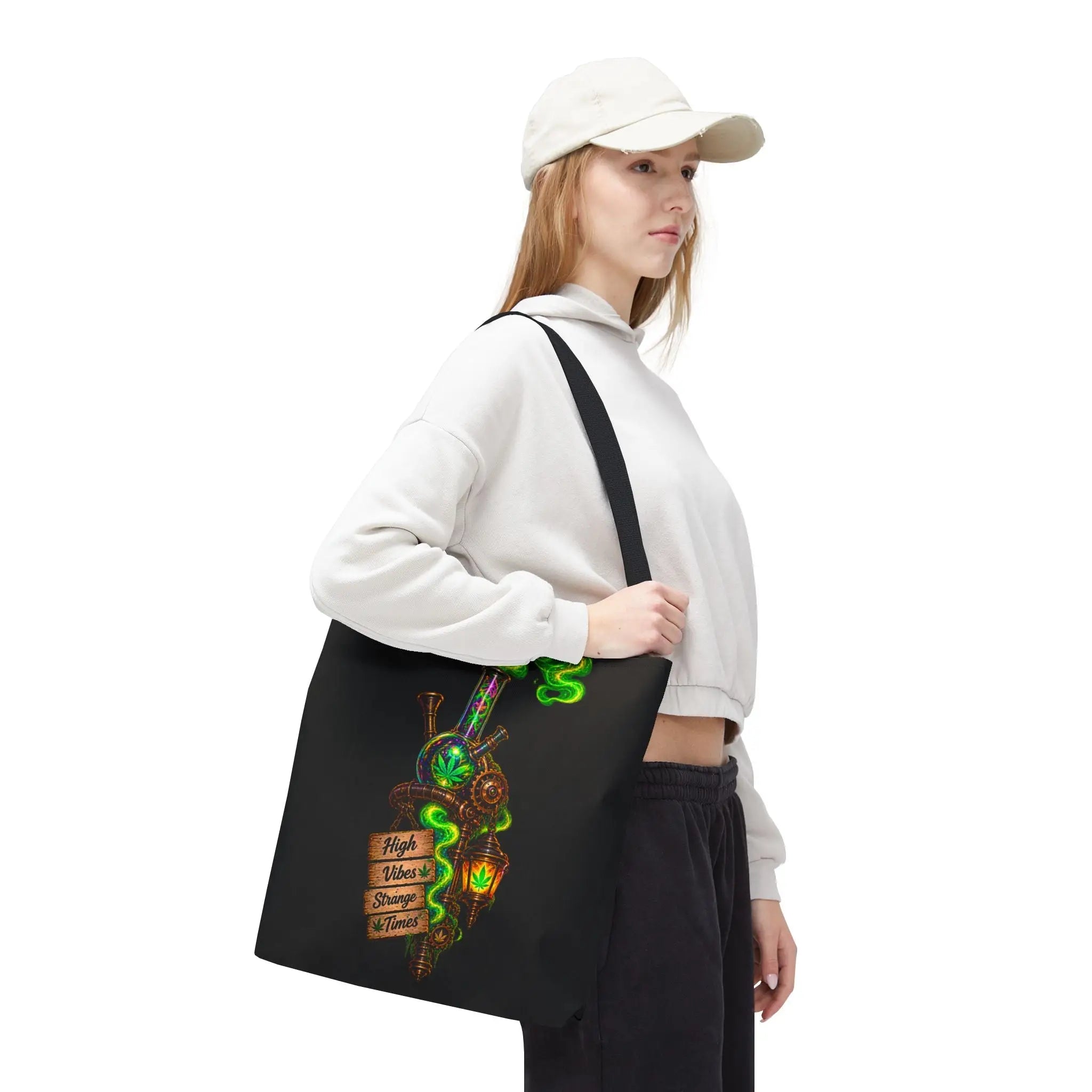 High Vibes Strange Times Tote Bag