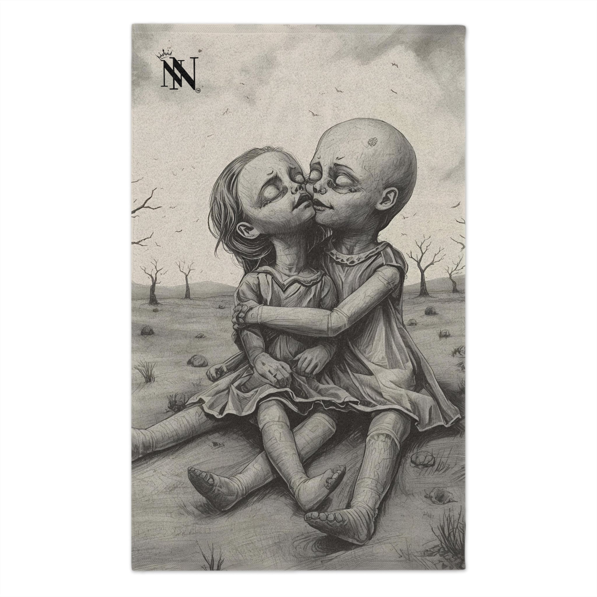 Desolate Love | Mix & Match Soft Fun-Flirty Lovers’ Towels