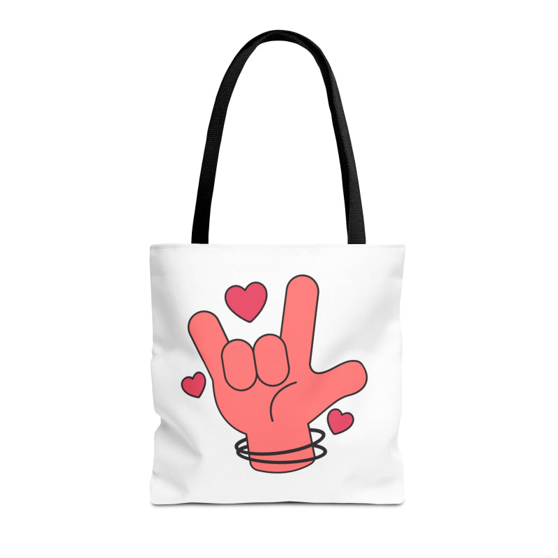 I Love You Hand Sign | Mix & Match Fun-Flirty Lovers’ Totes