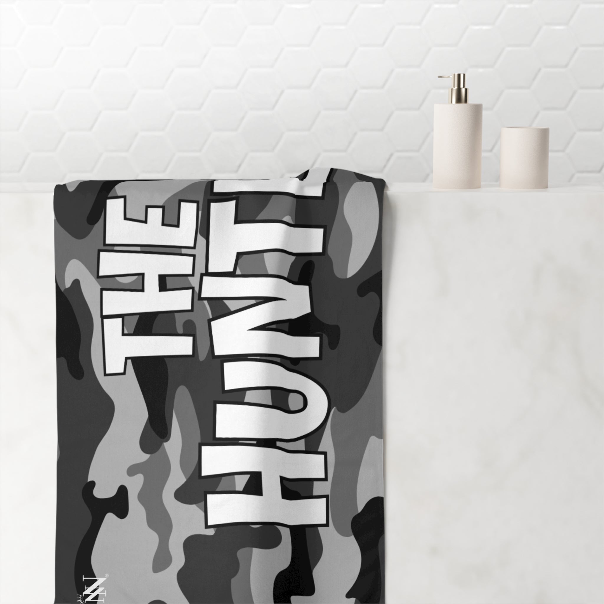 The Hunted Grey Camo Anal Towel