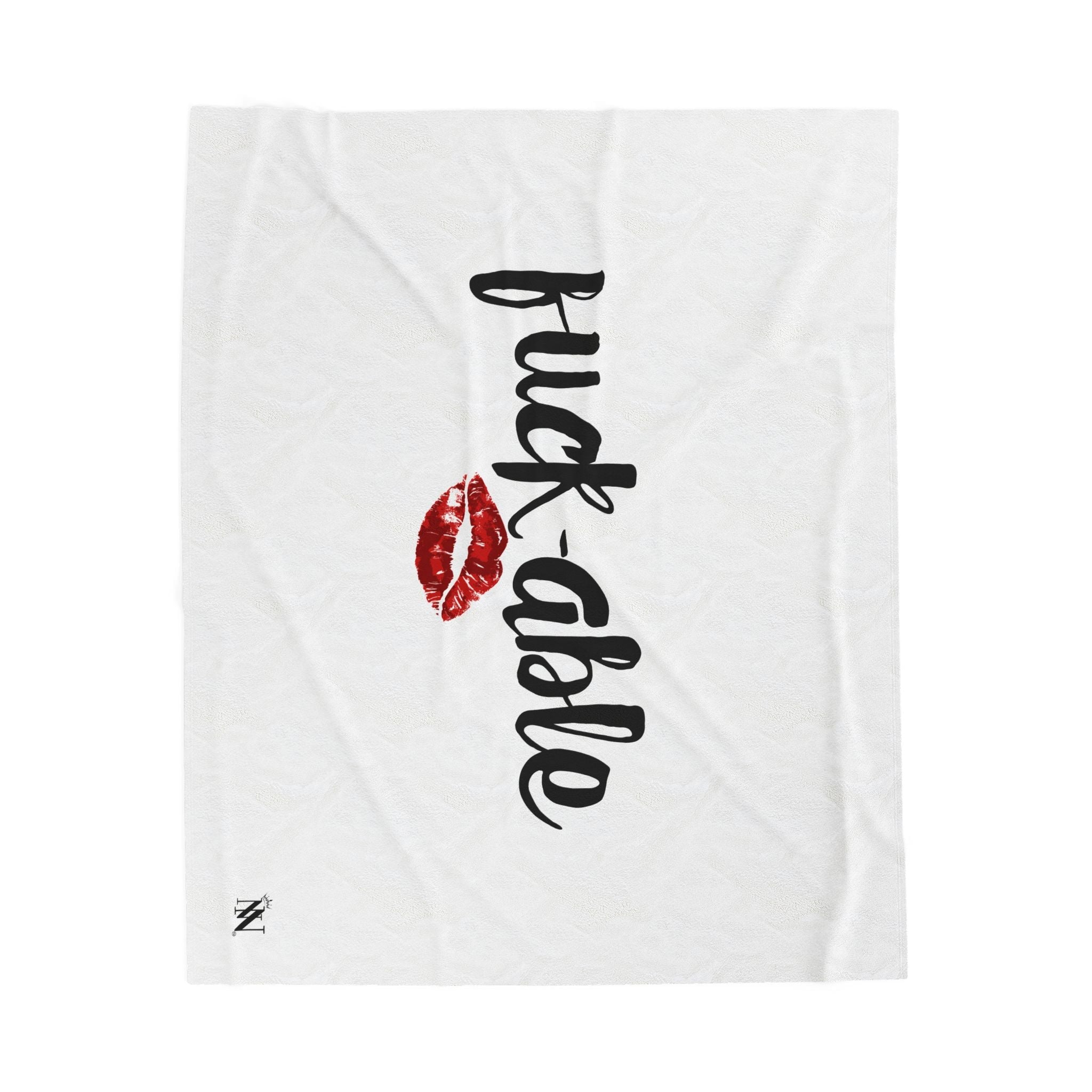 Fuck-able Kiss | Mix & Match Velveteen Fun-Flirty Lovers’ Blankets