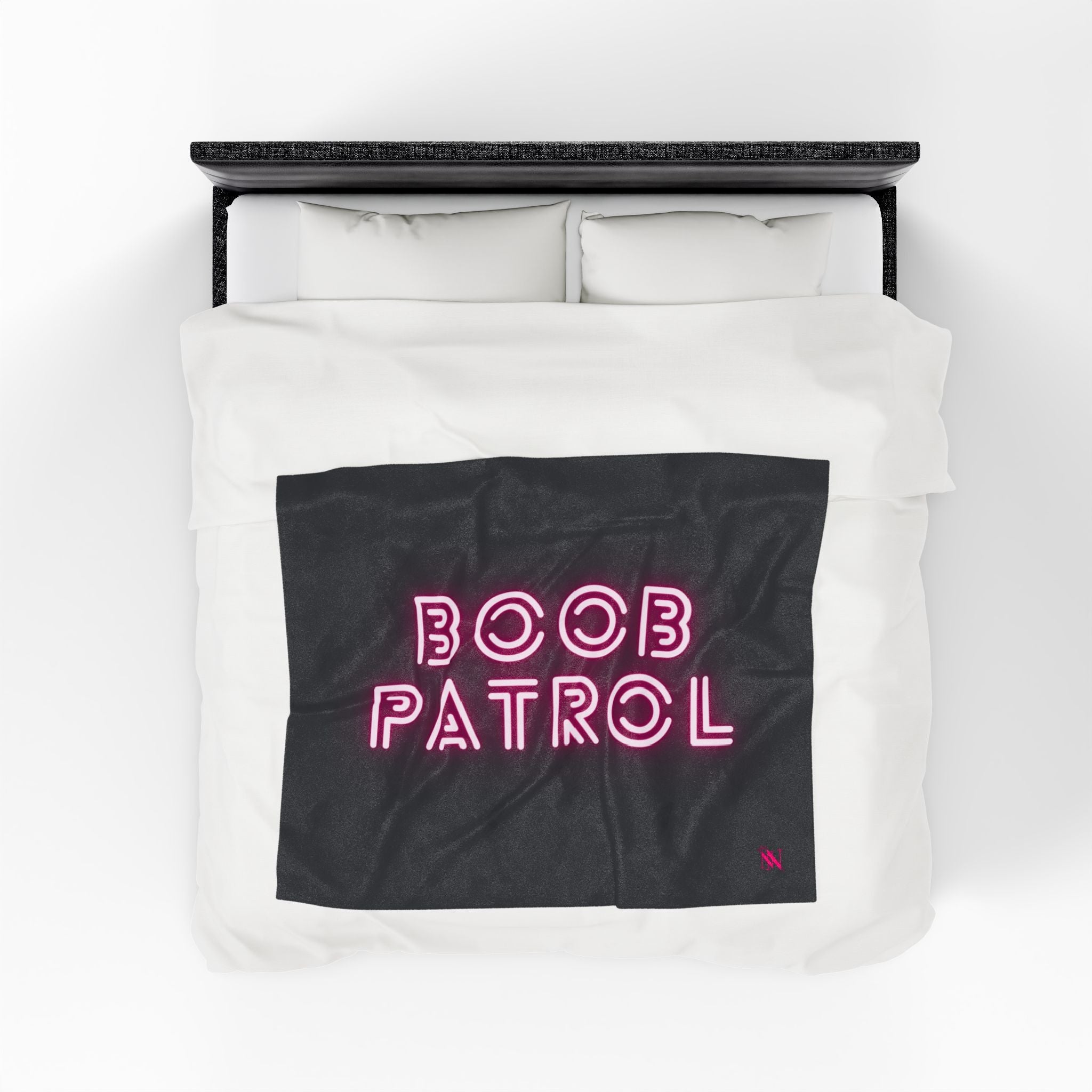 Boob Patrol | Mix & Match Velveteen Fun-Flirty Lovers’ Blankets