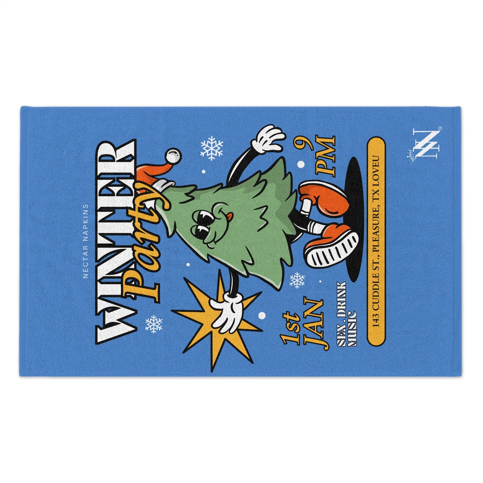 Winter Party | Mix & Match Soft Fun-Flirty Lovers’ Towels