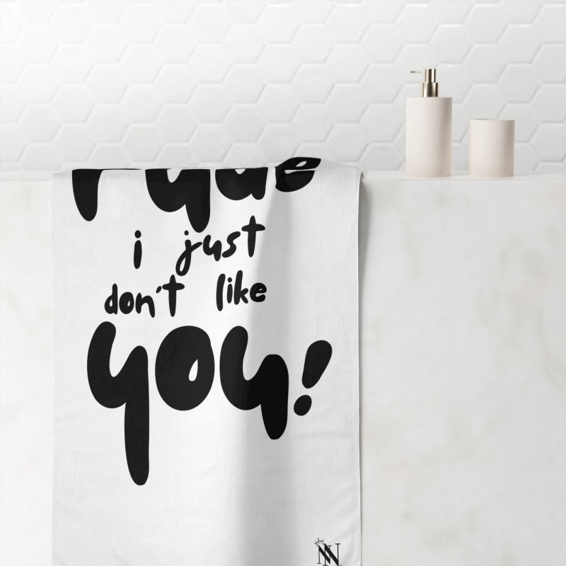 I’m Not Rude | Mix & Match XL Fun-Flirty Lovers’ Towels