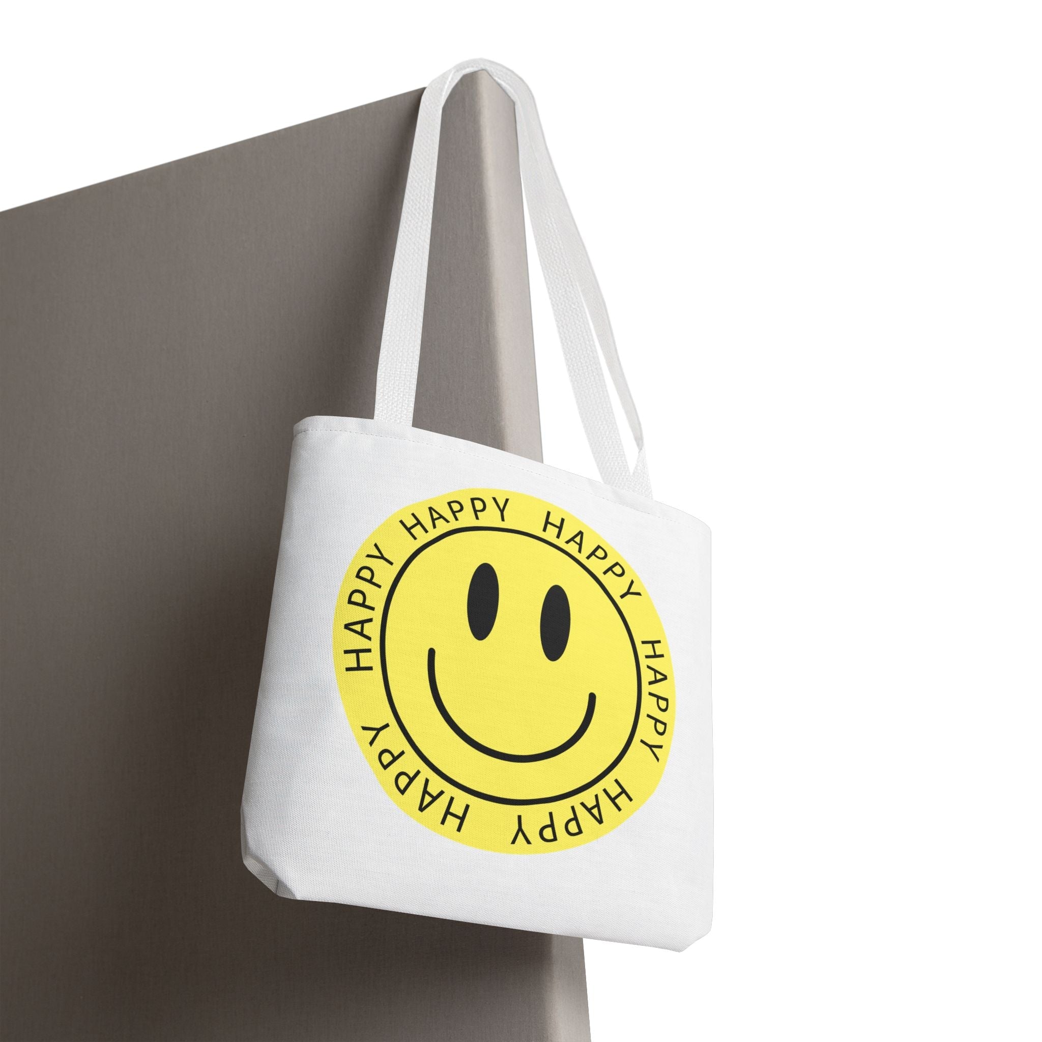 Happy Face Sticker Fun Everyday Cute Tote Bag