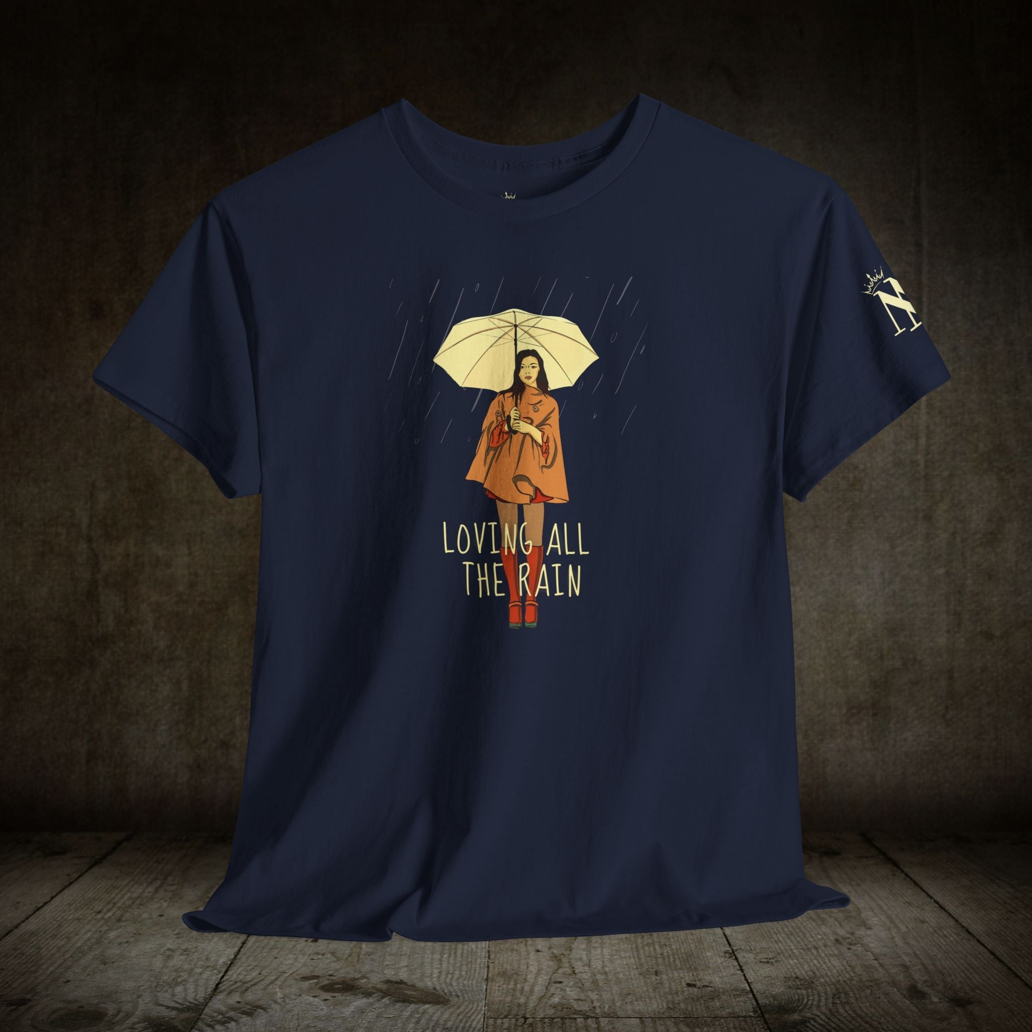 Loving All the Rain | Mix & Match Cotton Unisex Fun-Flirty Lovers’ T-Shirts