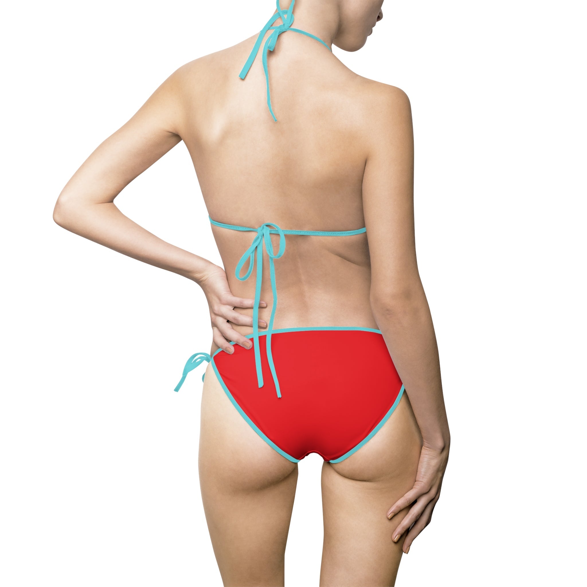 Red Strappy | Mix & Match Fun-Flirty Lovers’ String Bikinis