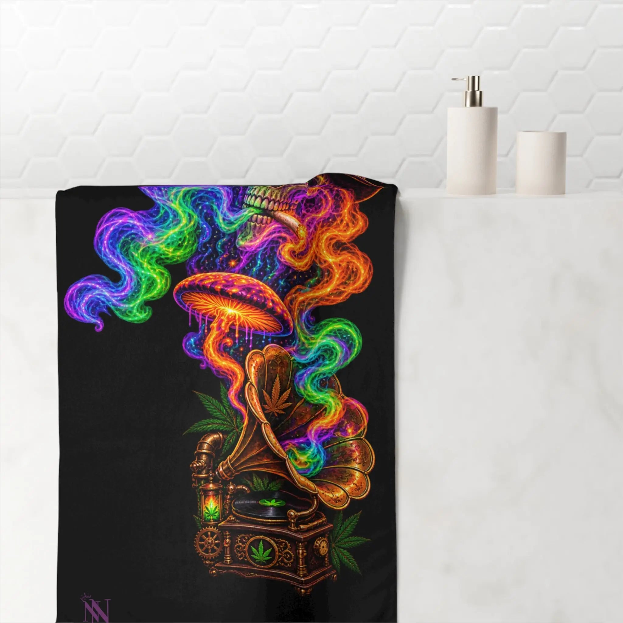 Up In Smoke Phonograph XL Sex Towel
