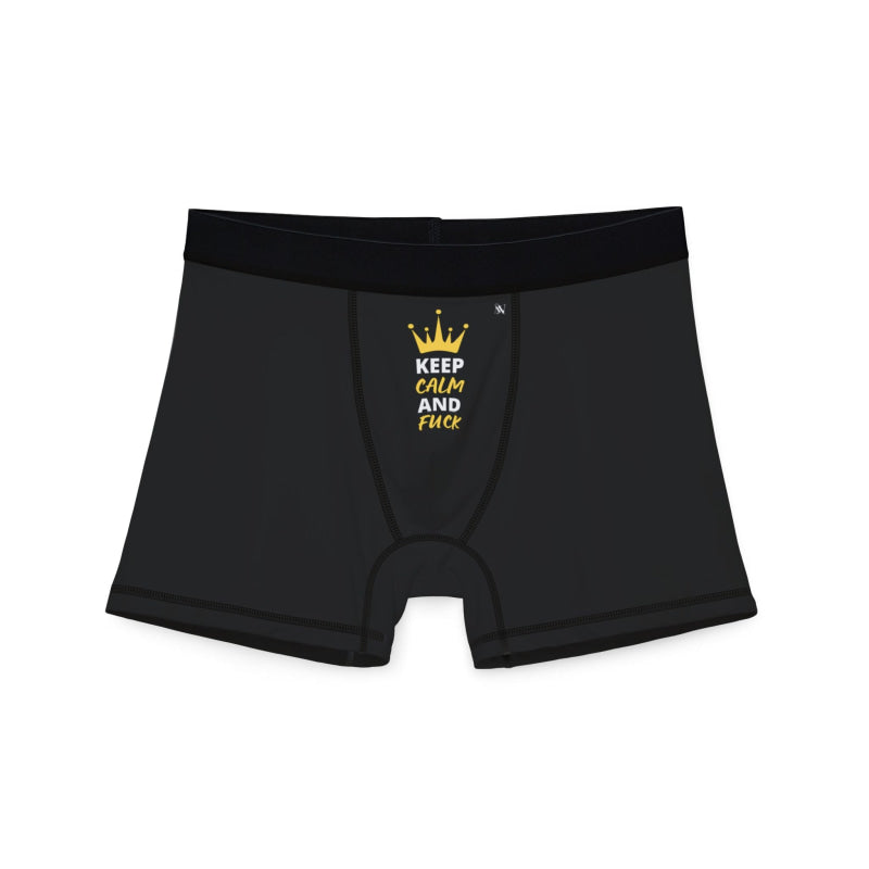 Keep Calm & Fuck Queen King | Mix & Match Men’s Fun-Flirty Lovers’ Boxer Briefs