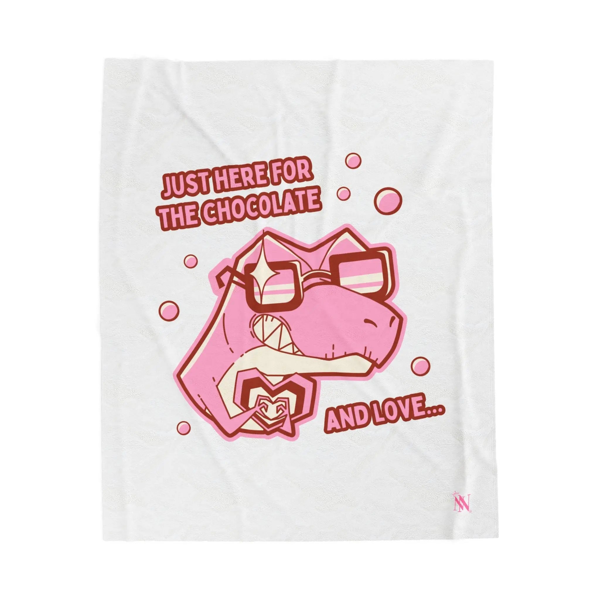Just Here for the Chocolate | Mix & Match Soft Fun-Flirty Lovers’ Blankets