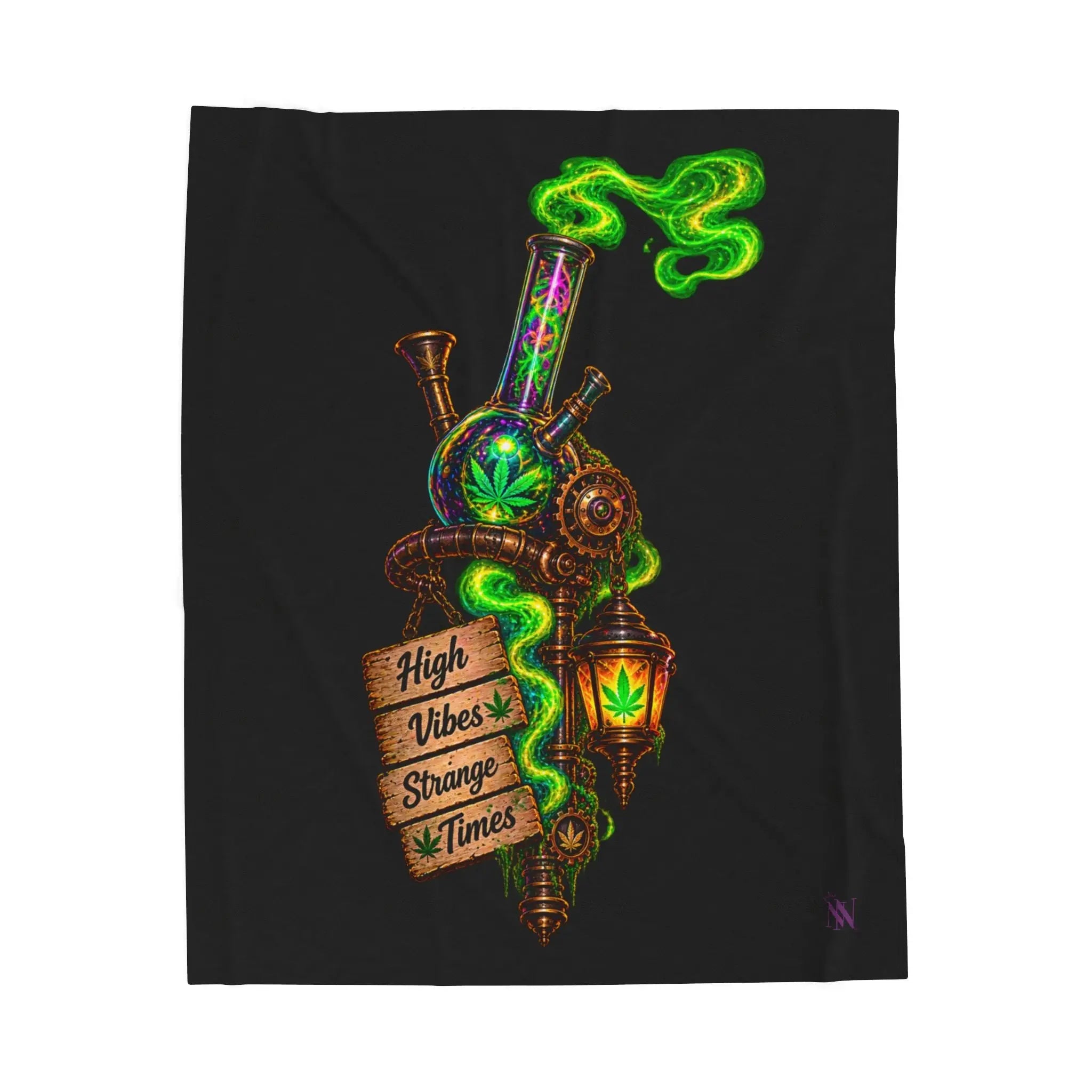 High Vibes Strange Times Lovers’ Blanket