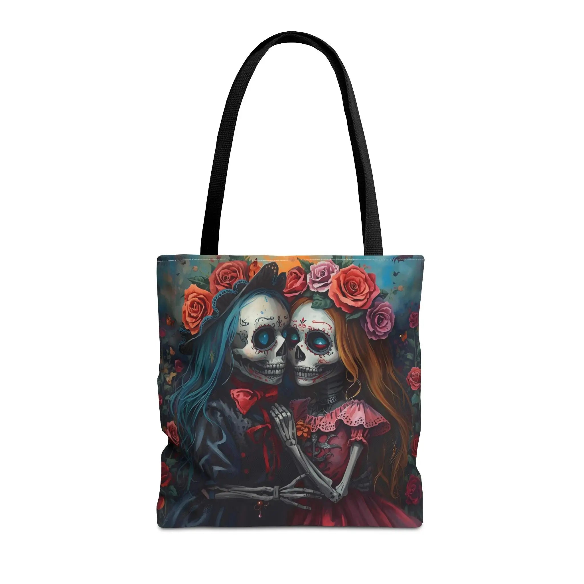 Traditional El Día de los Muertos Dolls | Mix & Match Fun-Flirty Lovers’ Totes