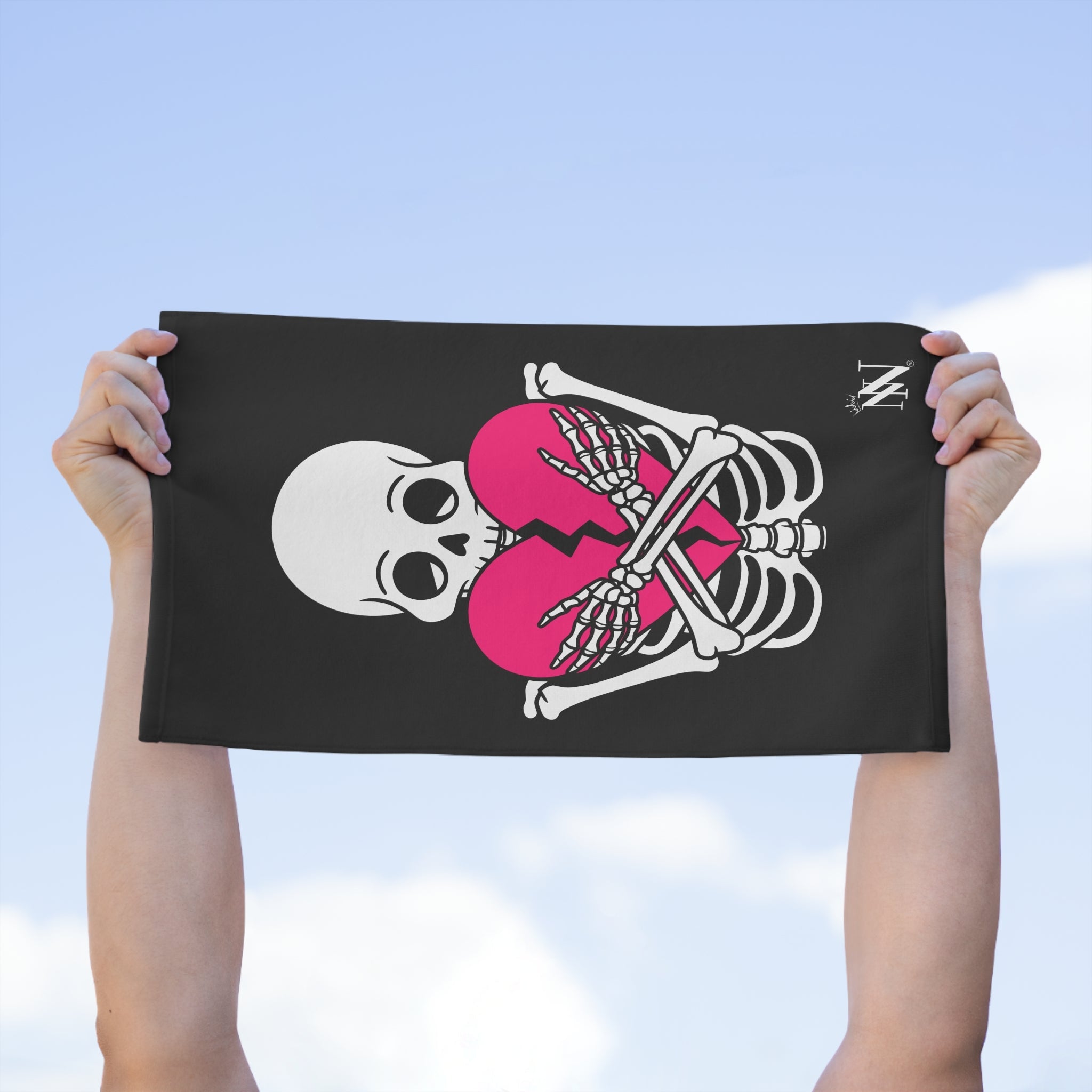 Heartbreaker Love Black | Mix & Match Soft Fun-Flirty Lovers’ Towels