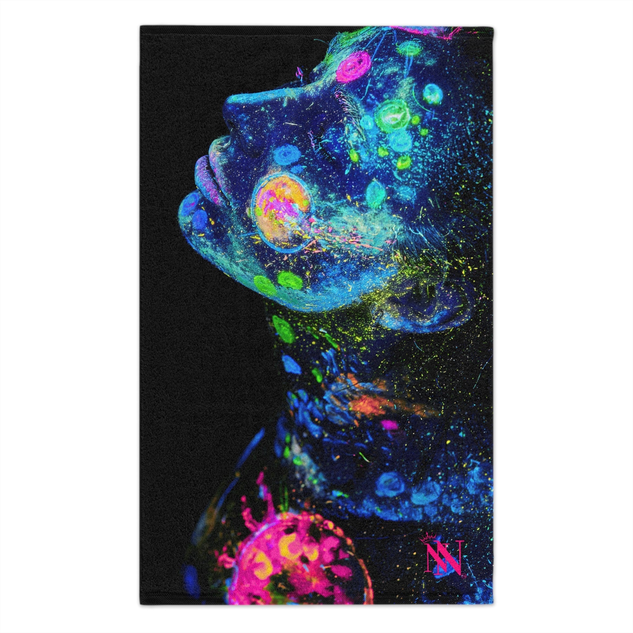 She Glows Blacklight Graphic | Mix & Match Soft Fun-Flirty Loversā Towels