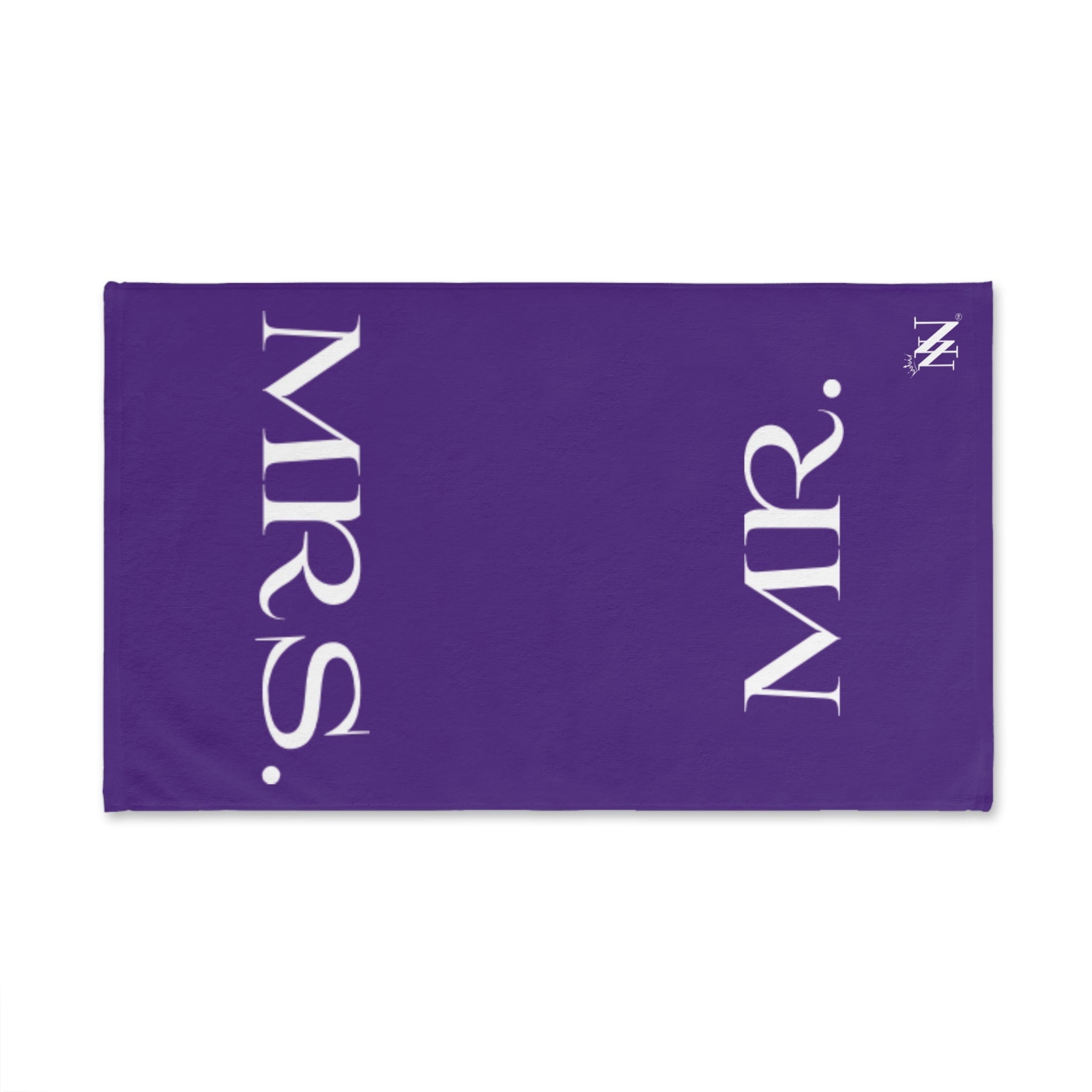 Mr Mrs Shareable Purple | Mix & Match Classic Fun-Flirty Lovers’ Towels