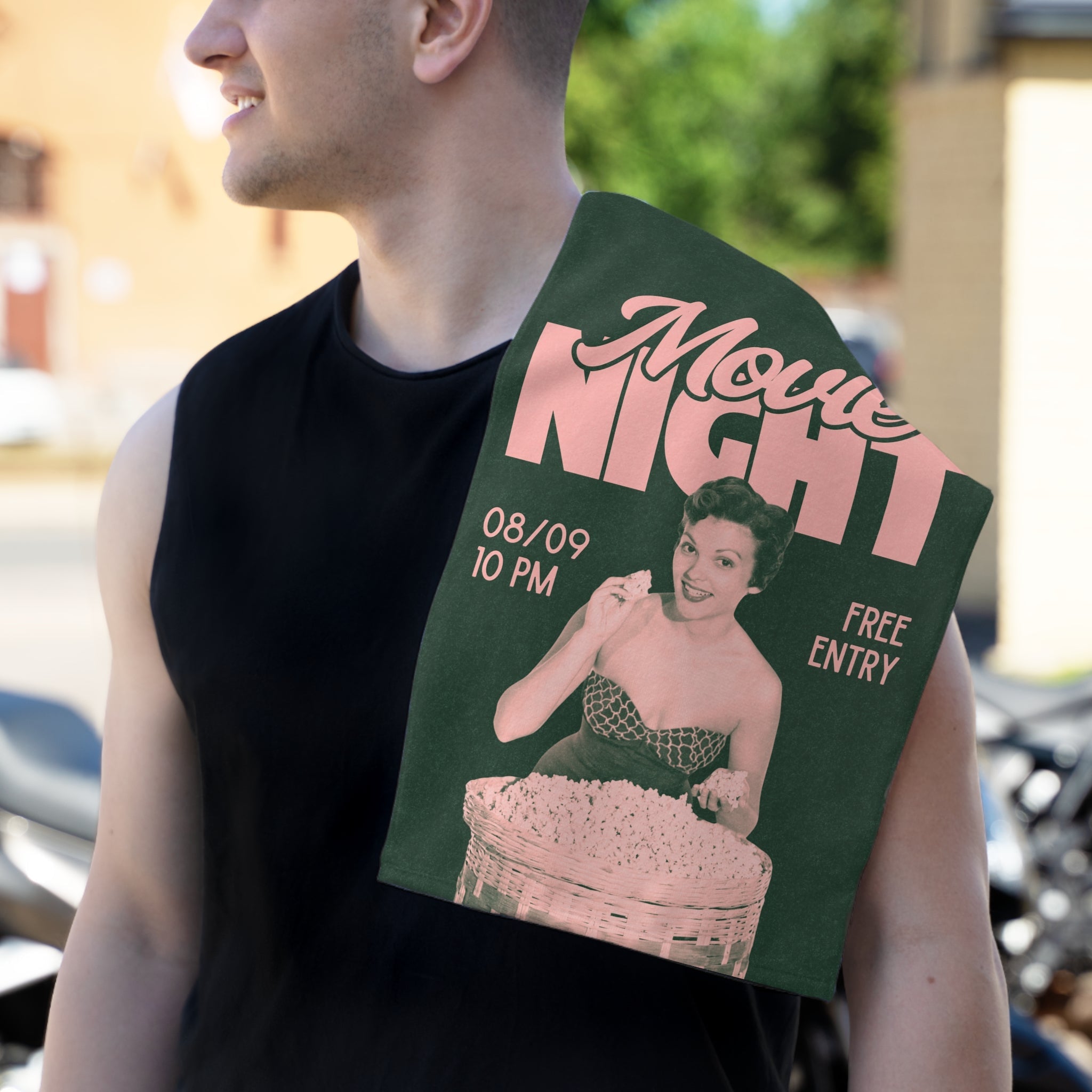 Vintage Movie Night | Mix & Match Soft Fun-Flirty Lovers’ Towels