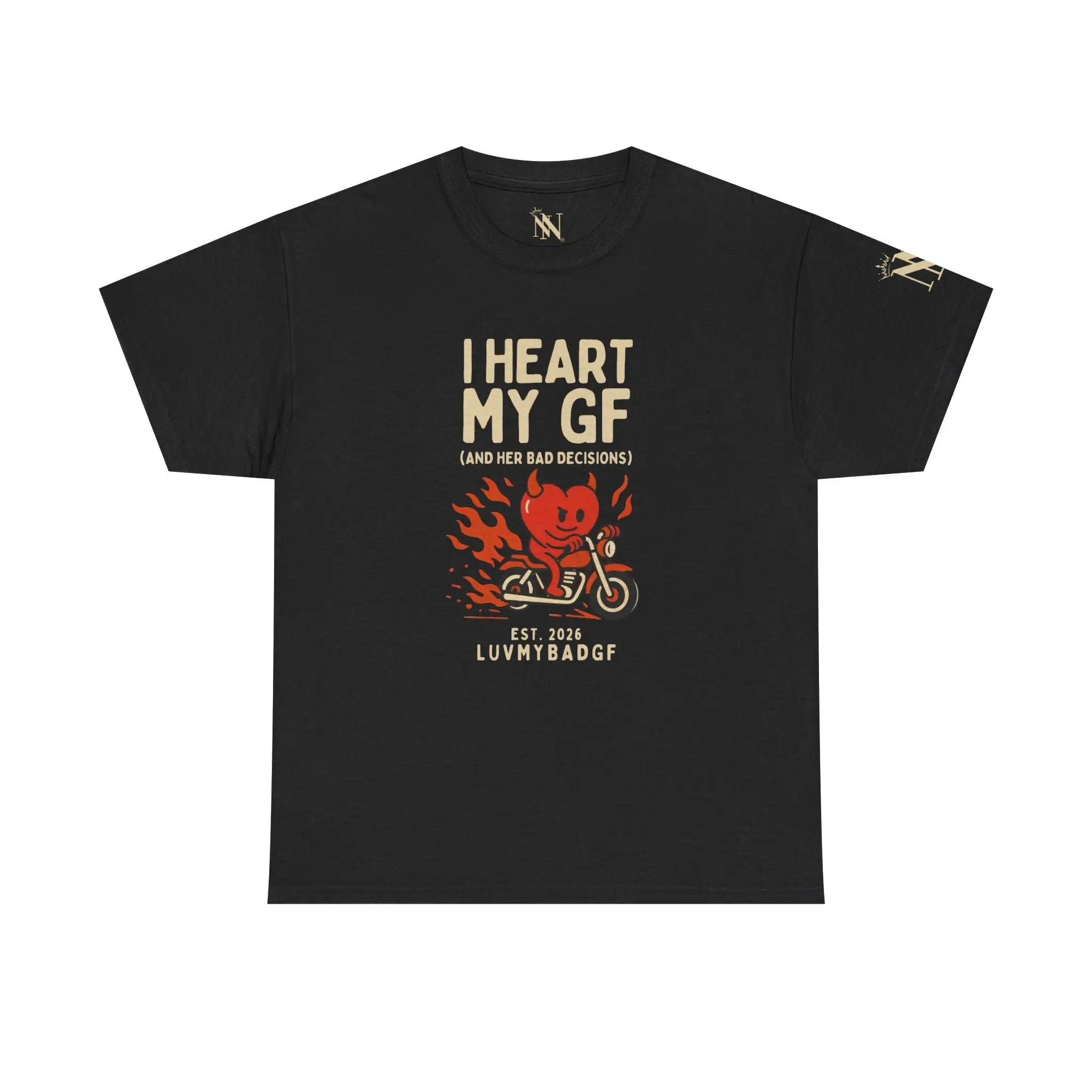 I Heart My GF | Mix & Match Cotton Unisex Fun-Flirty Lovers’ T-Shirts