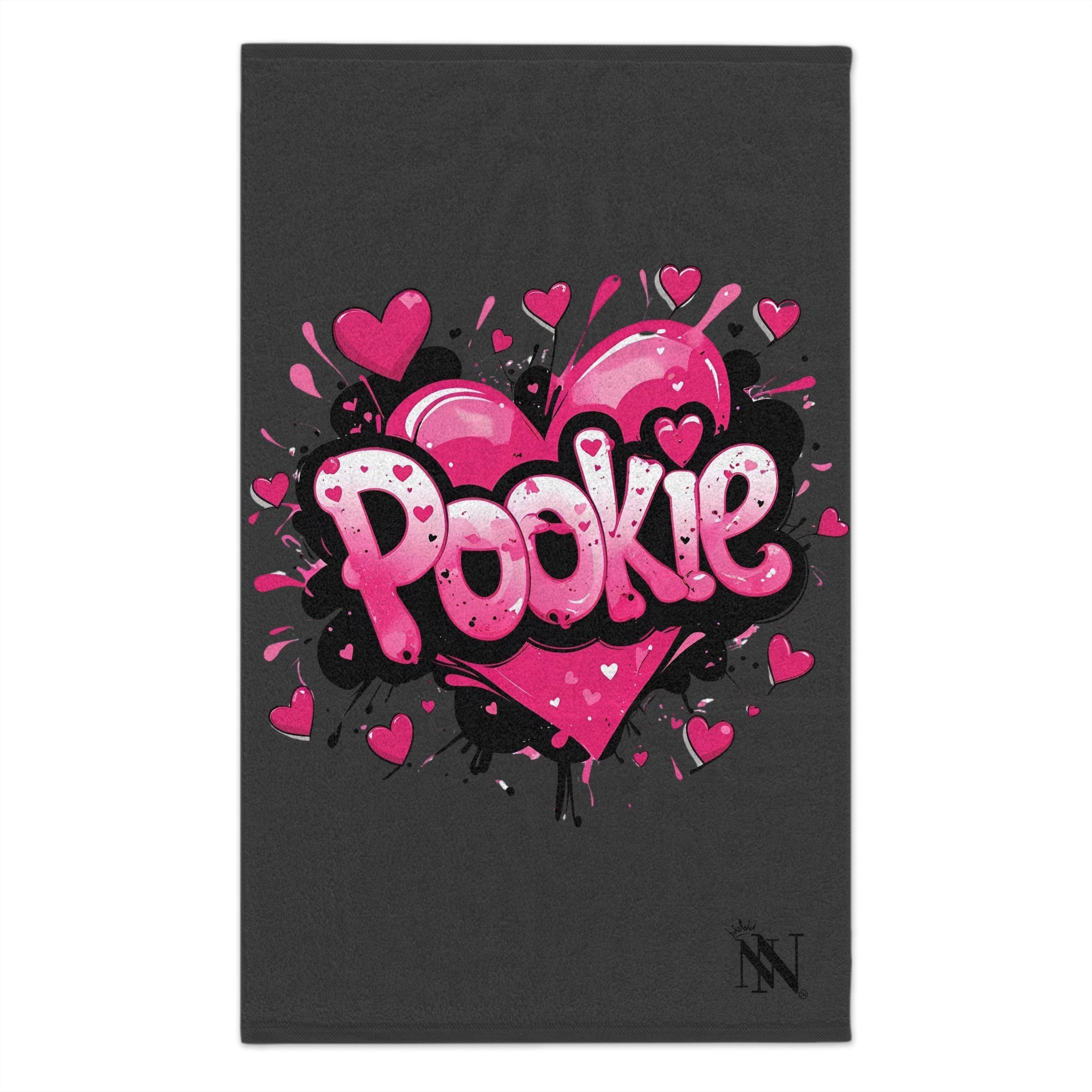 Pookie Dark Grey | Mix & Match Soft Fun-Flirty Lovers’ Towels