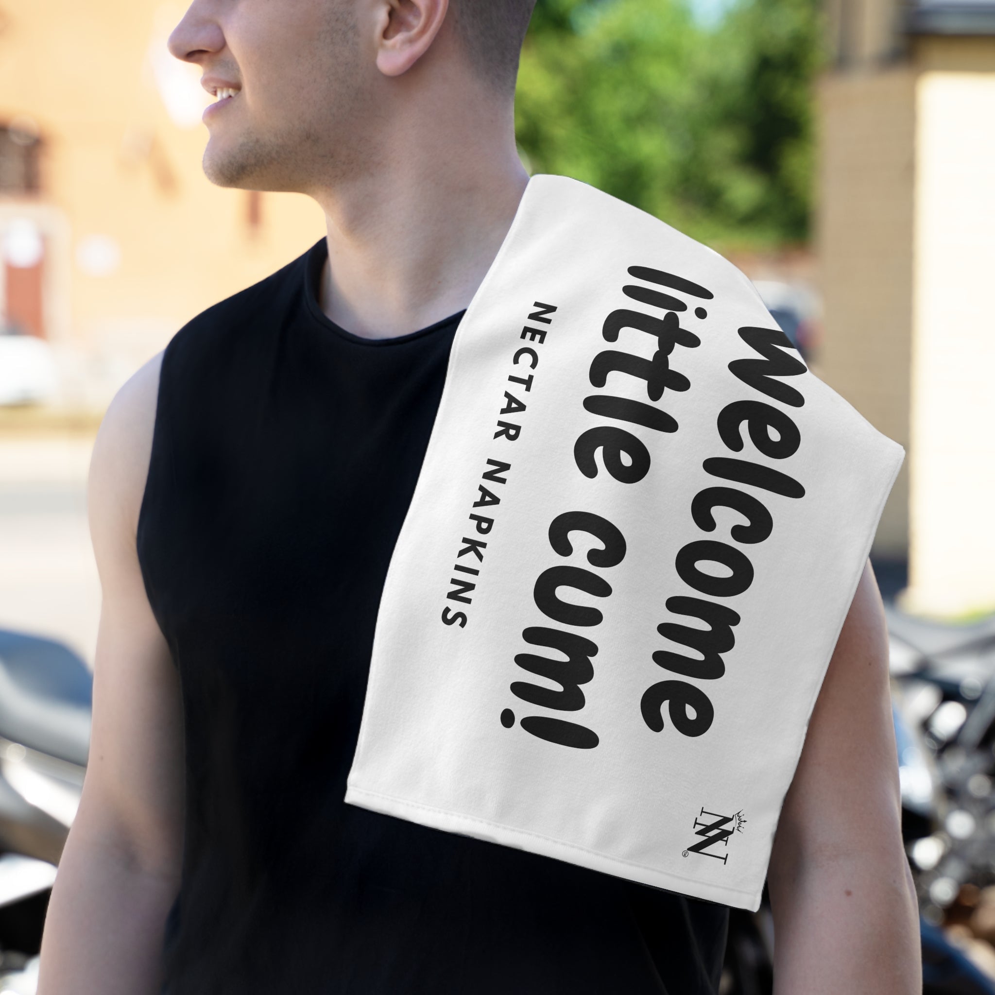 Welcome Little Cum! | Mix & Match Soft Fun-Flirty Lovers’ Towels