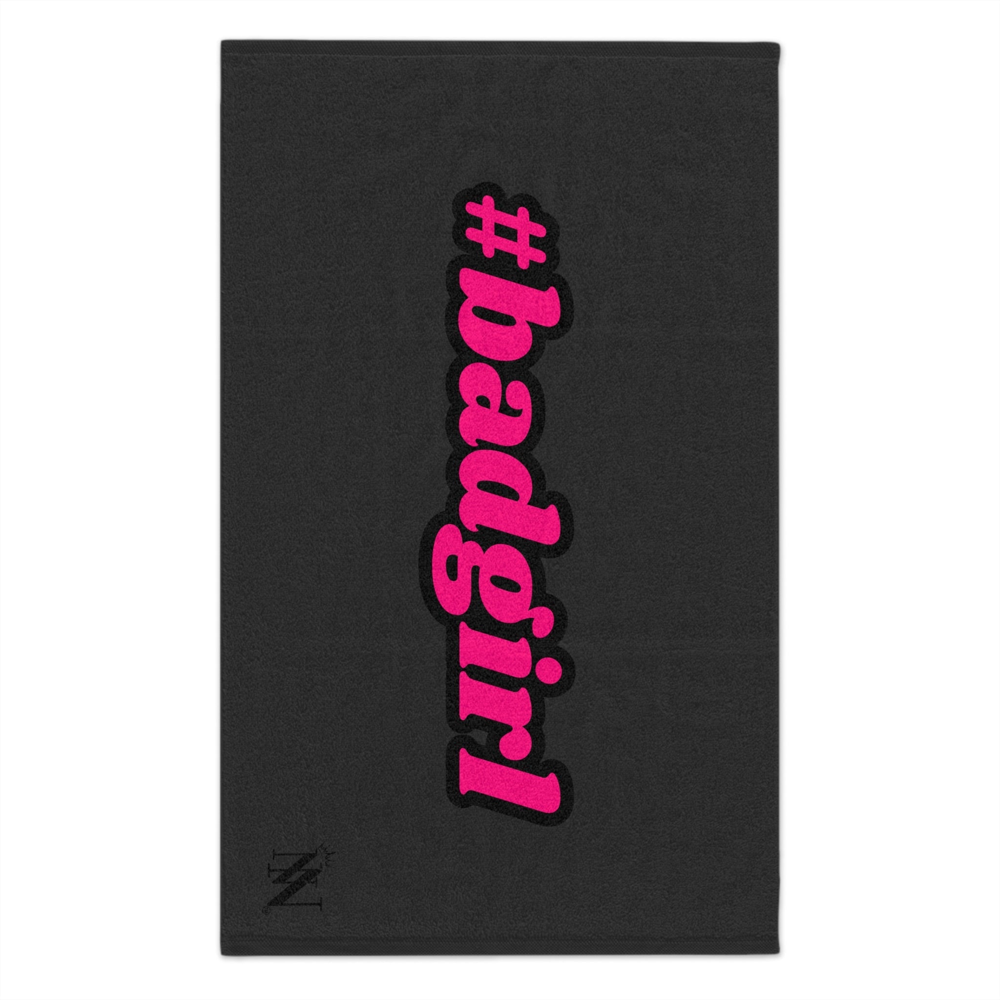 #badgirl Dark Grey | Mix & Match Soft Fun-Flirty Lovers’ Towels