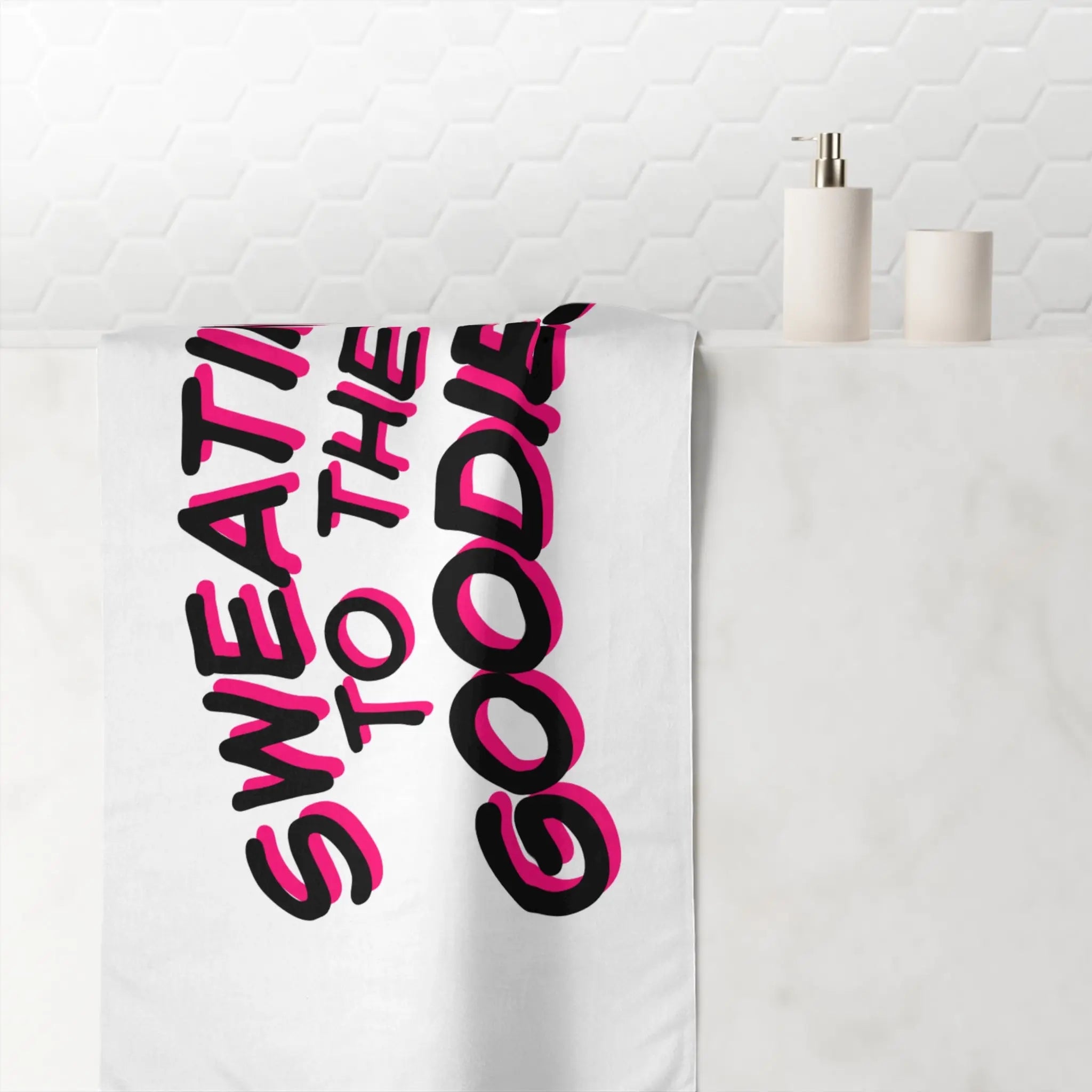 Sweating to the Goodies! Extra Large Towel