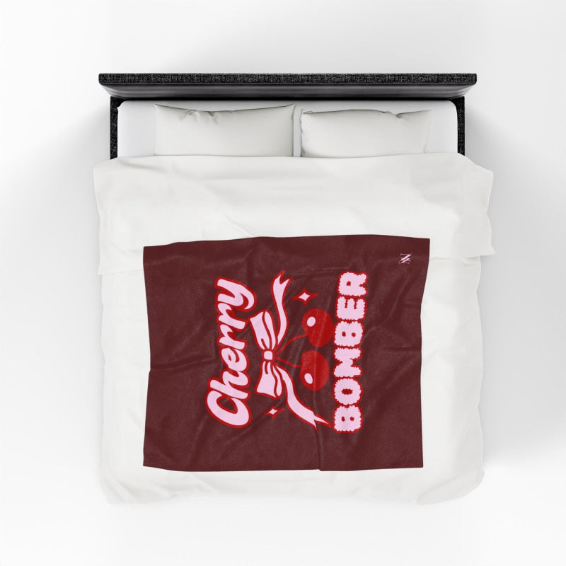 Cherry Bomber | Mix & Match Soft Fun-Flirty Lovers’ Blankets