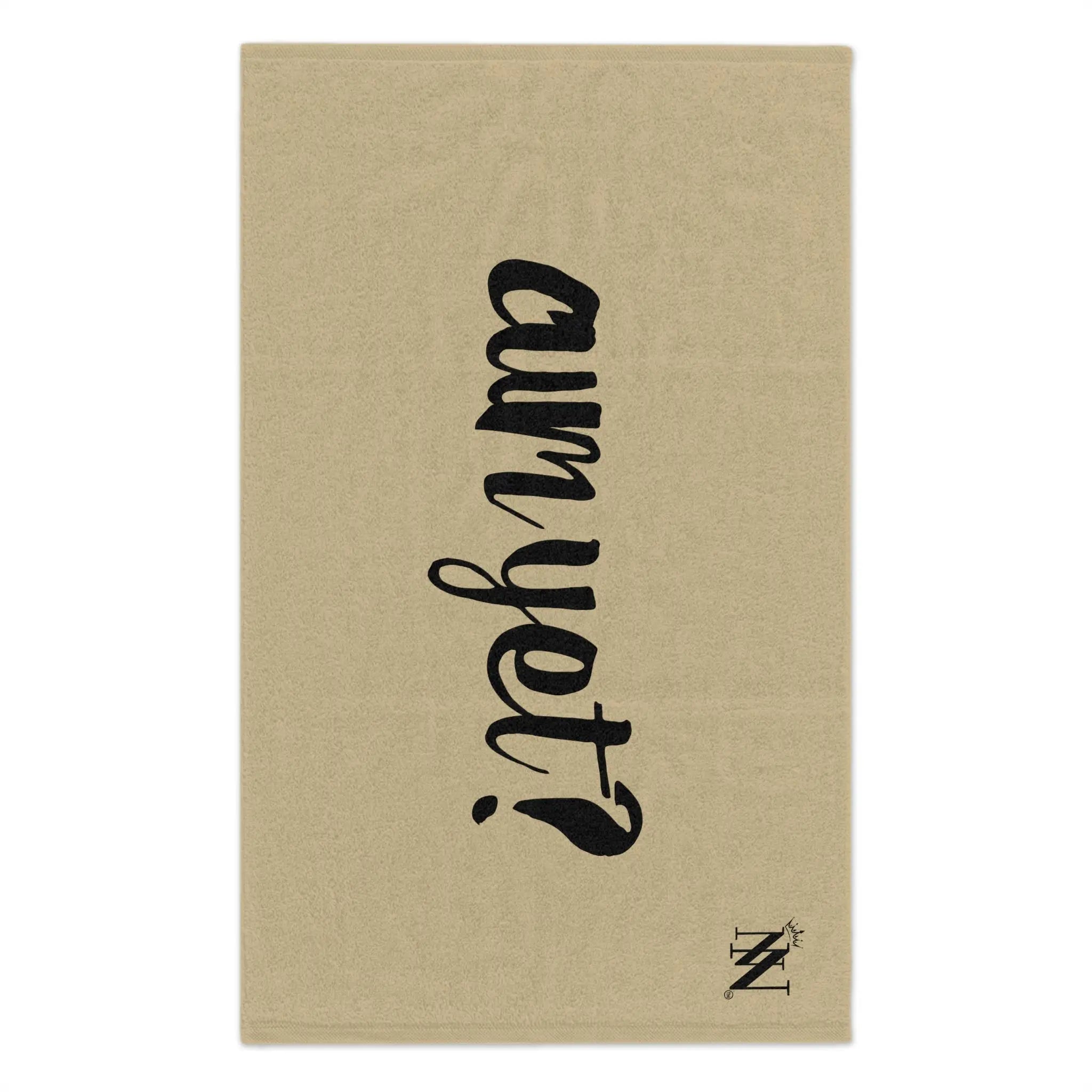 Cum Yet? Gold | Mix & Match Soft Fun-Flirty Lovers’ Towels