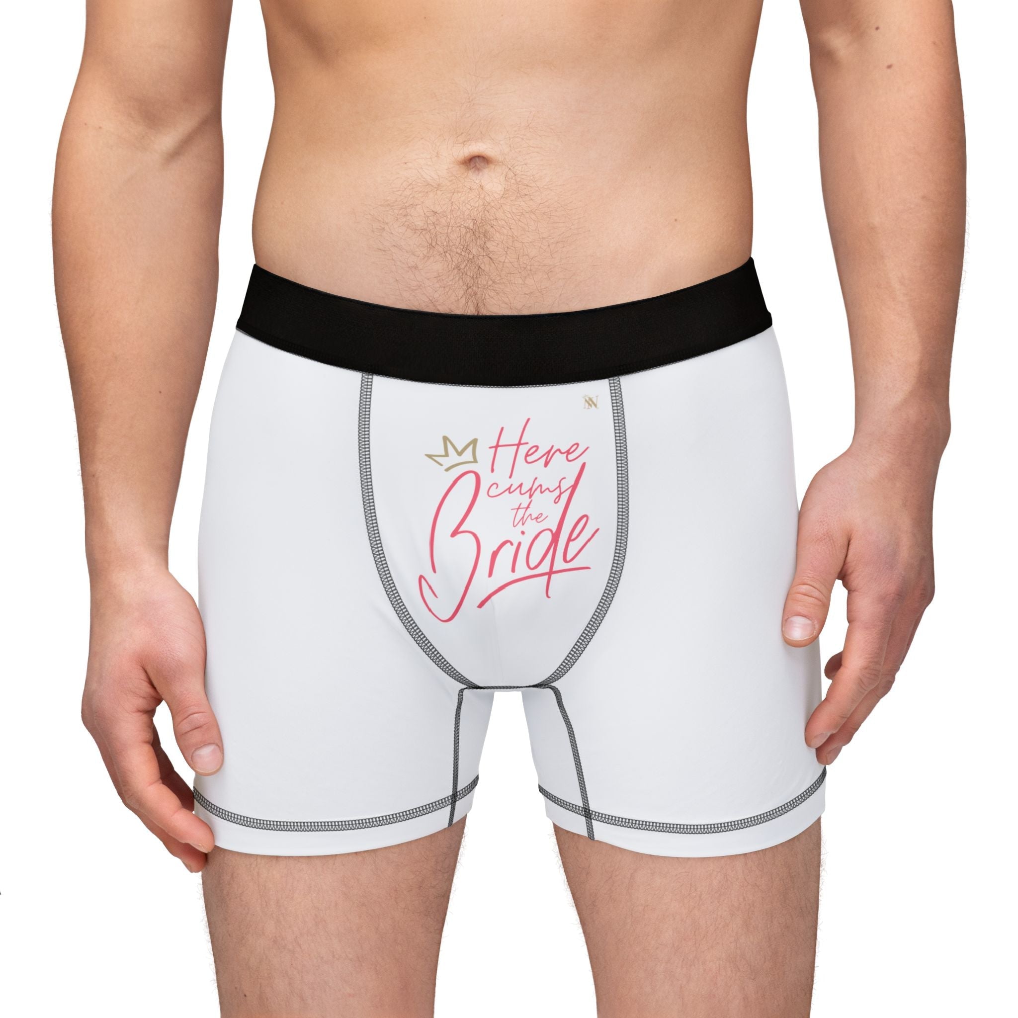 Here Cums the Bride | Mix & Match Fun-Flirty Lovers’ Boxer Briefs
