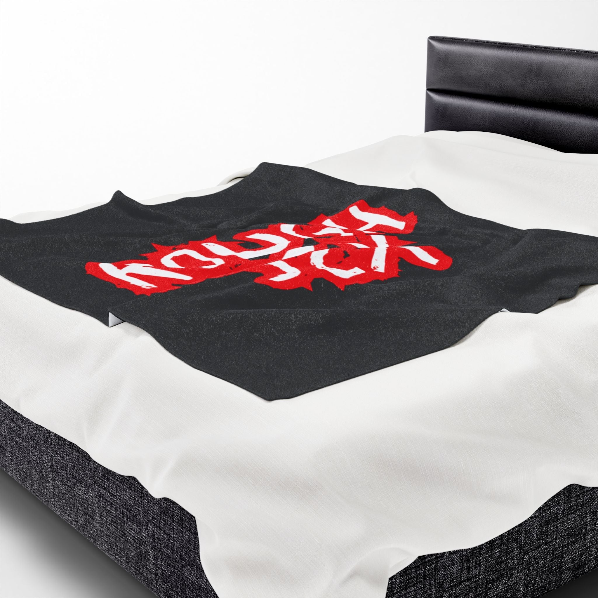 Rough Sex Black | Mix & Match Velveteen Fun-Flirty Lovers’ Blankets