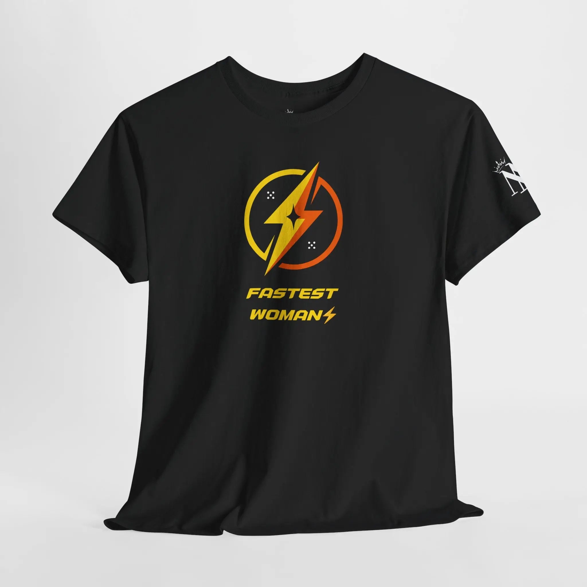 Fastest Woman Lightning Bolt Cotton T-Shirt