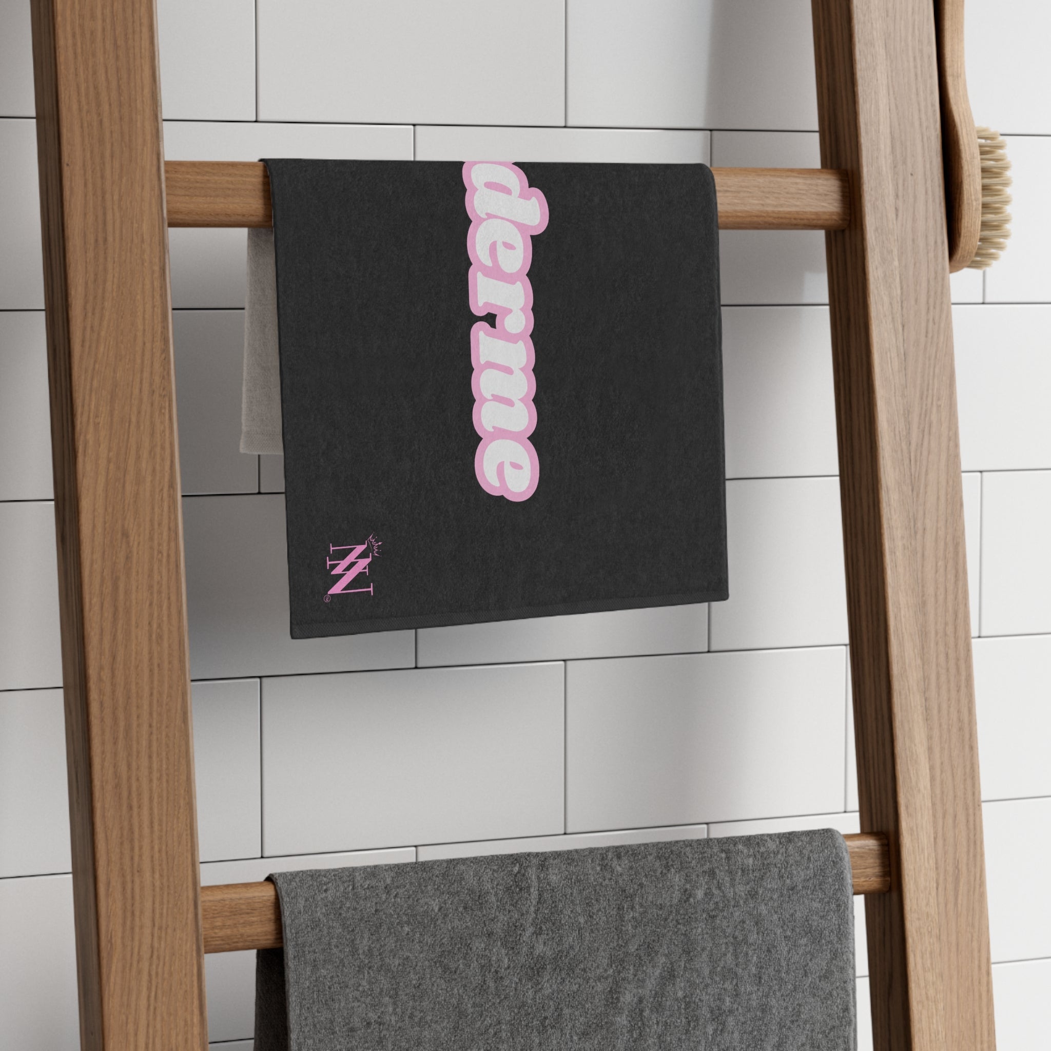 #underme Pink Black | Mix & Match Soft Fun-Flirty Loversâ Towels
