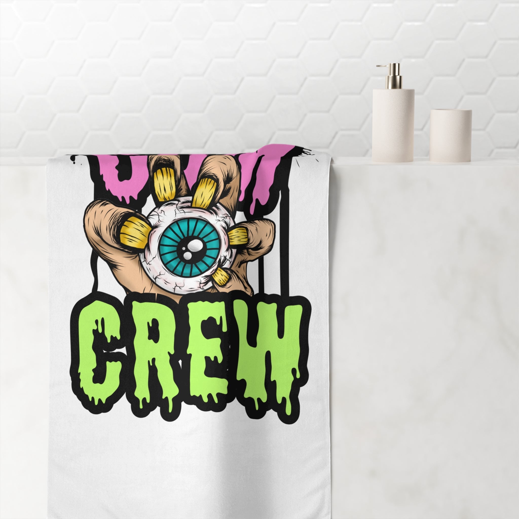 Scary Cum Crew | Mix & Match XL Fun-Flirty Lovers’ Towels