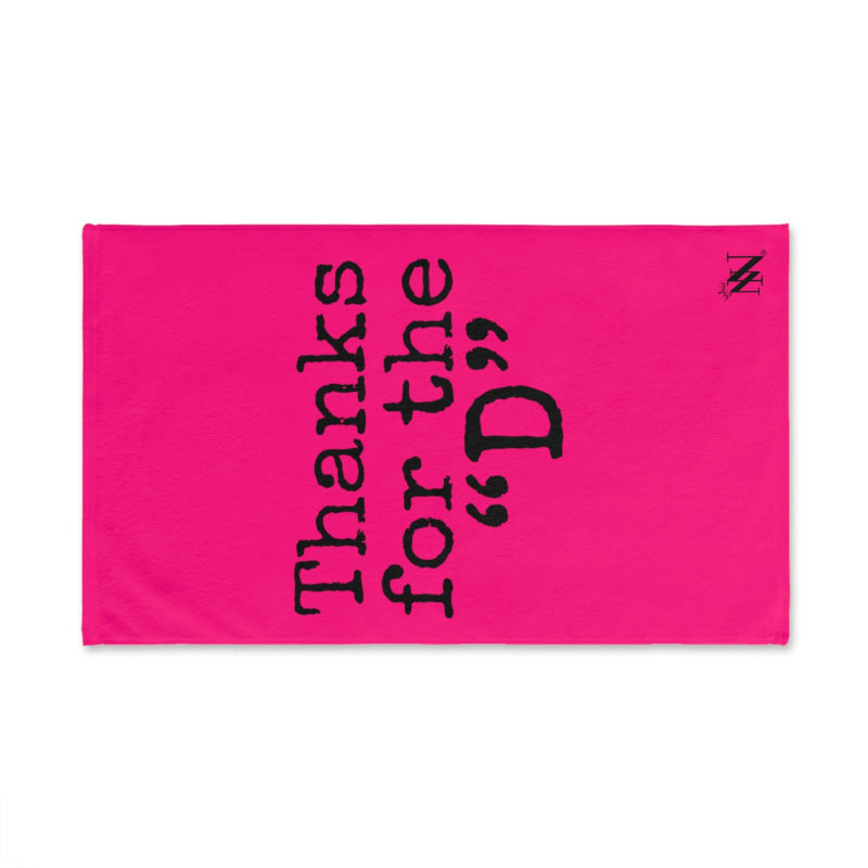 Thanks for the ’D’ Signature Pink | Mix & Match Classic Fun-Flirty Lovers’ Towels